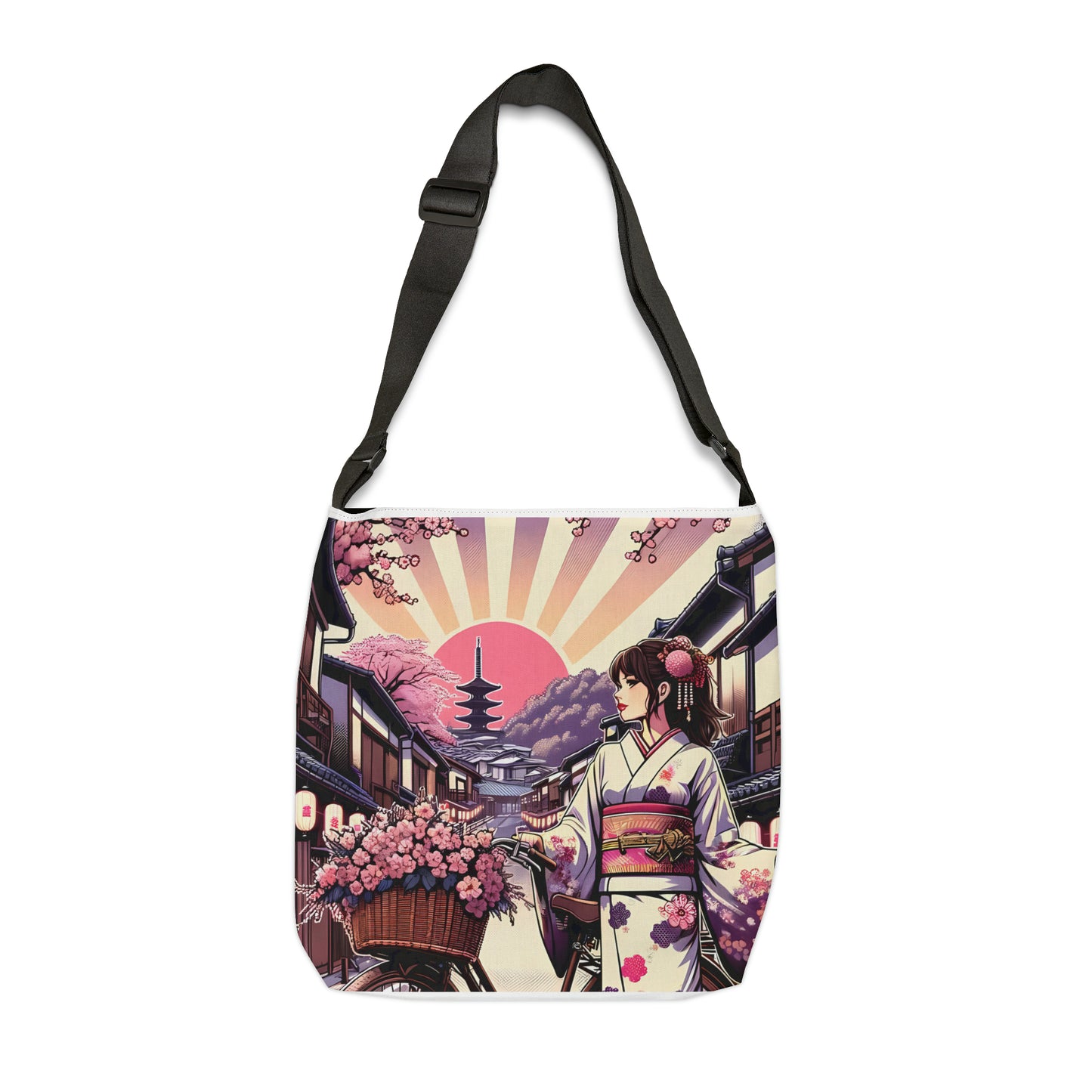 Kyoto Vintage Sunset 16x16 or 18x18