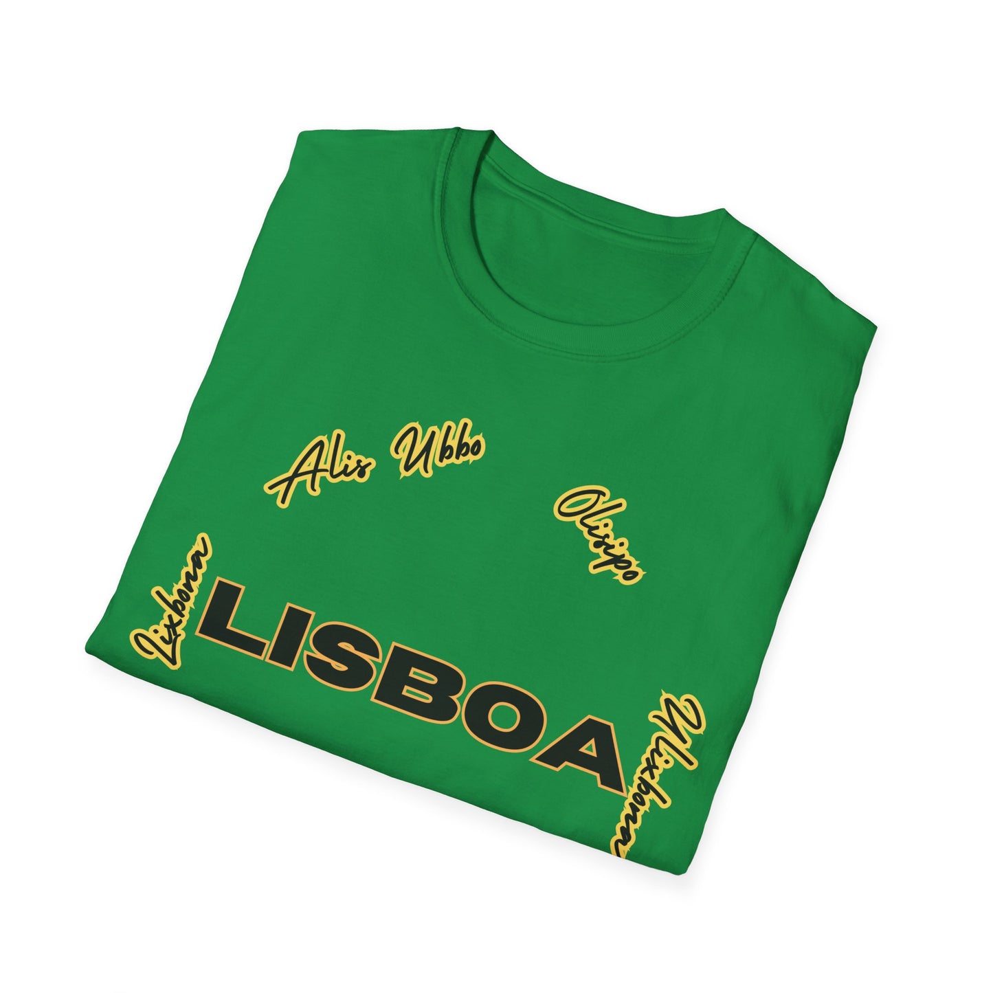 Lisbon Names - Front & Side Prints - Softstyle T-Shirt