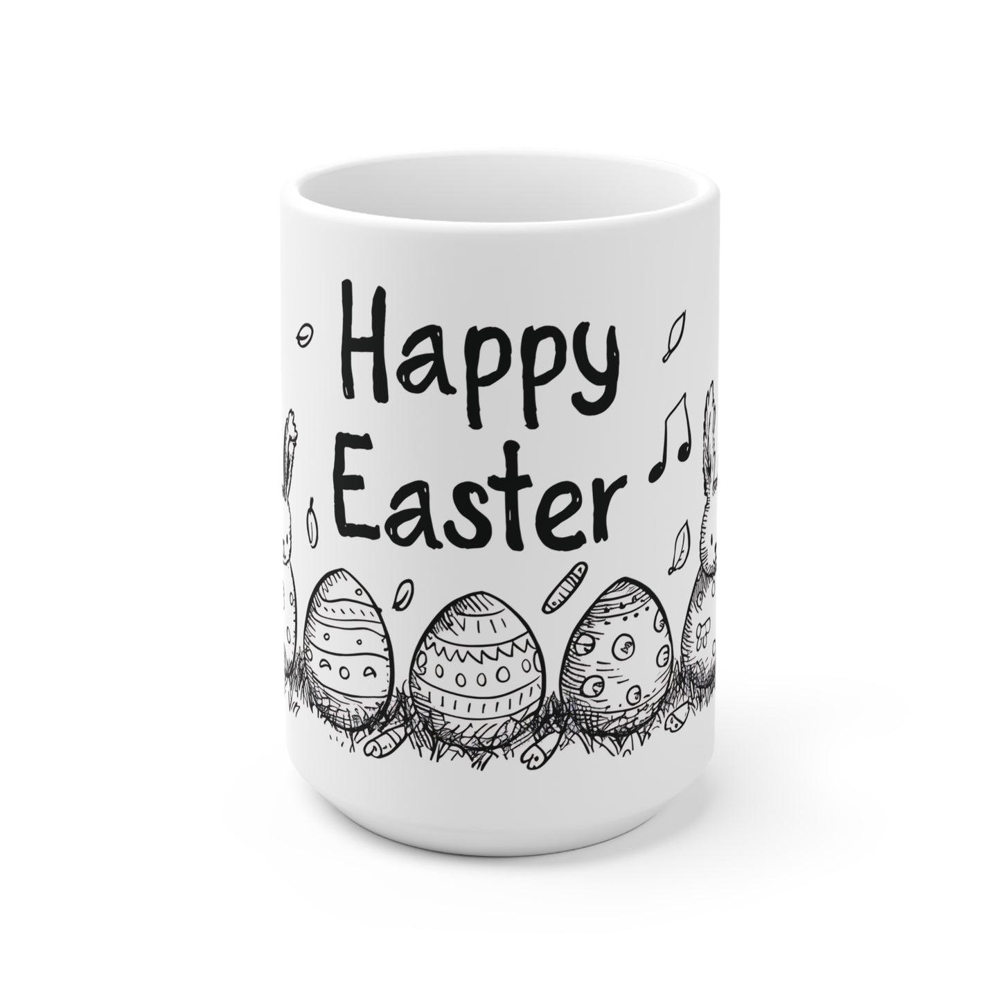 Happy Easter Eggs and Bunnies