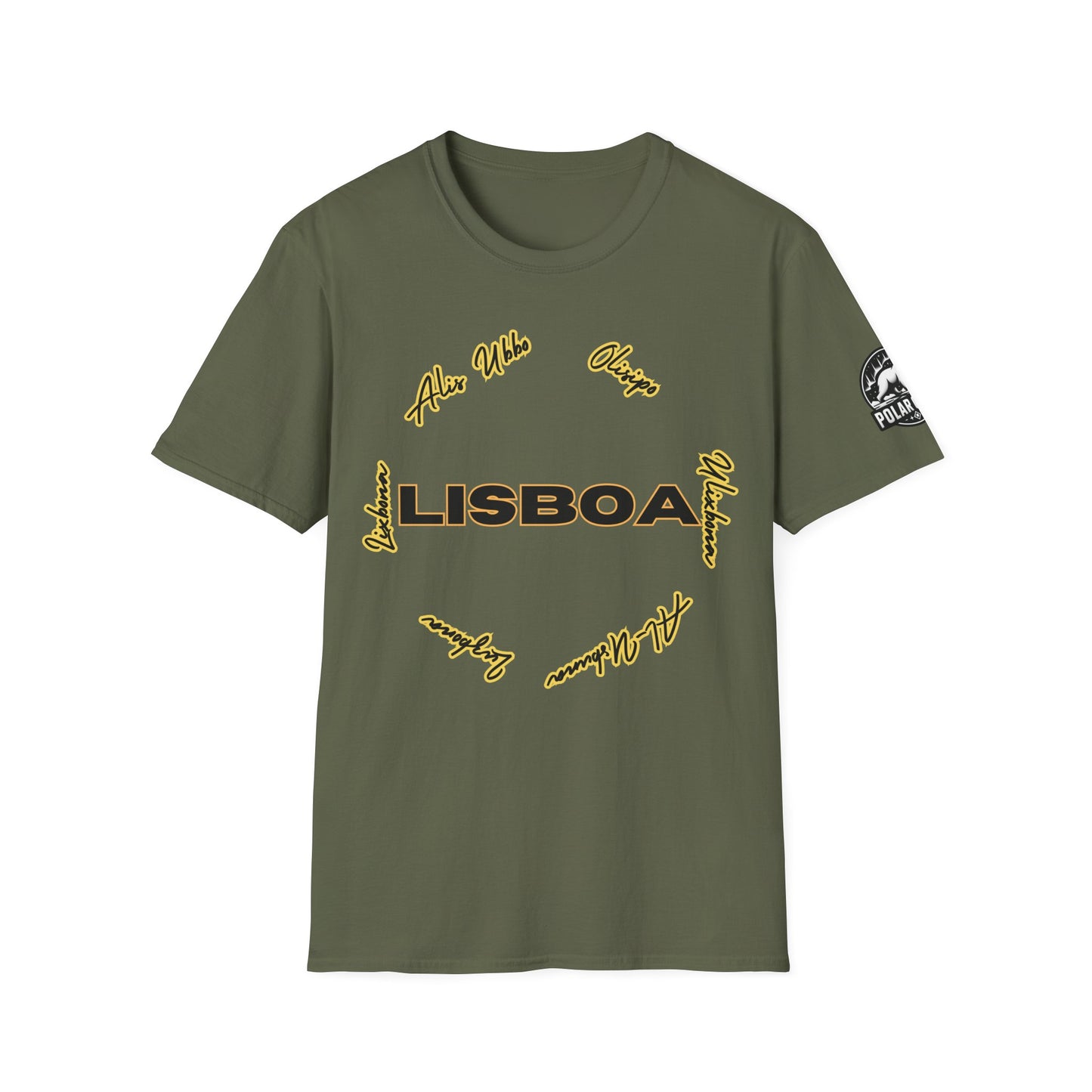 Lisbon Names - Front & Side Prints - Softstyle T-Shirt