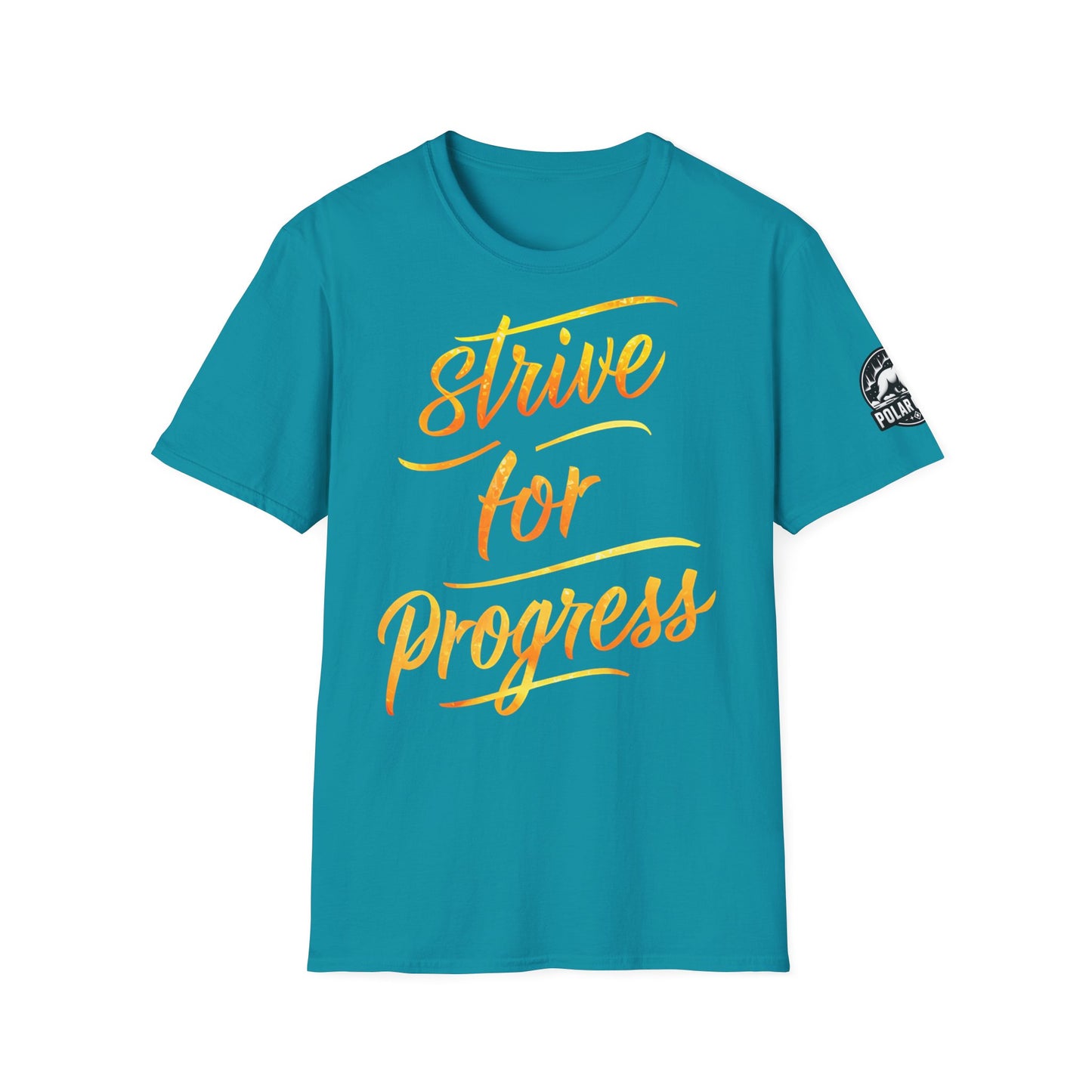 Strive for Progress - Front & Side Prints - Softstyle T-Shirt
