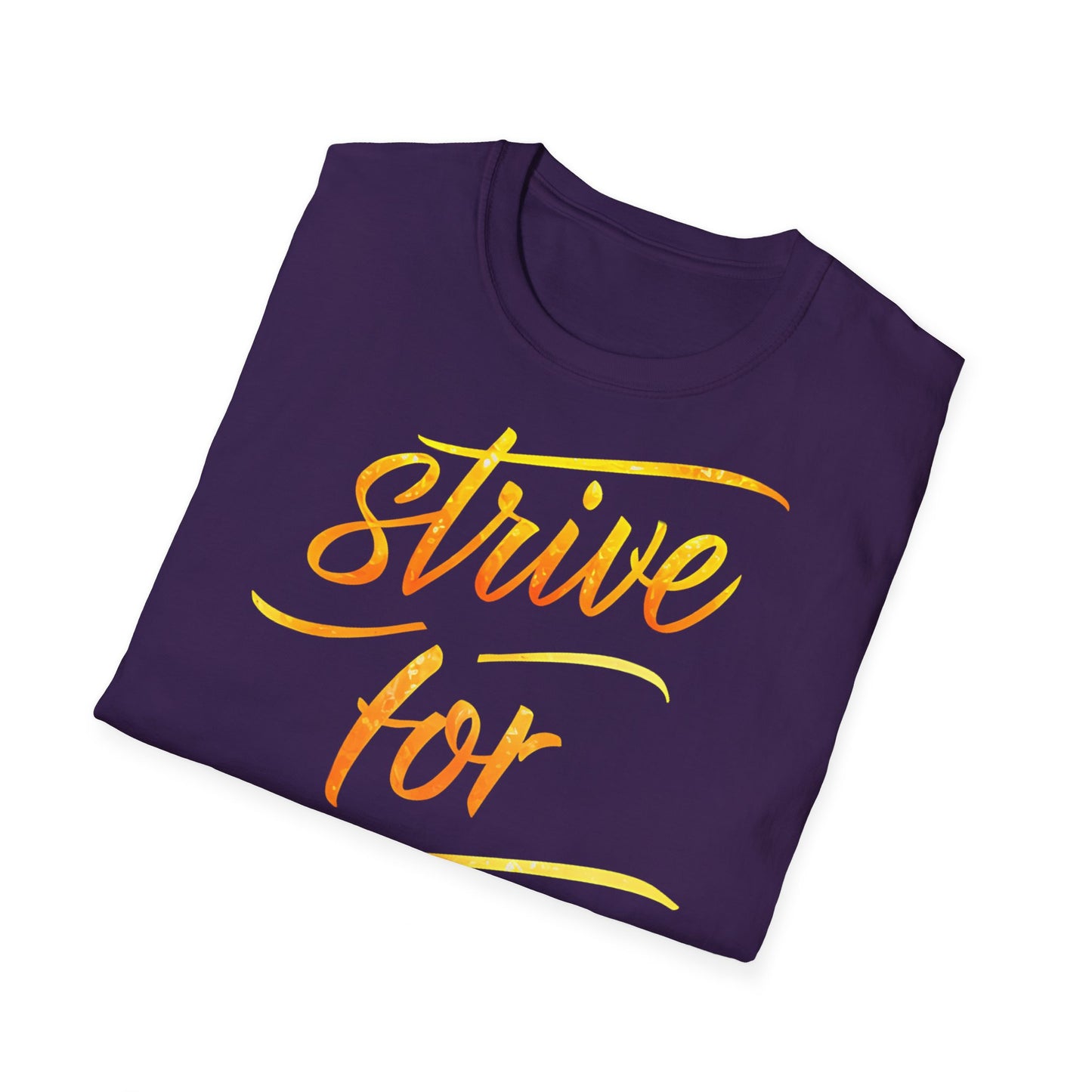 Strive for Progress - One Sided Print - Softstyle T-Shirt