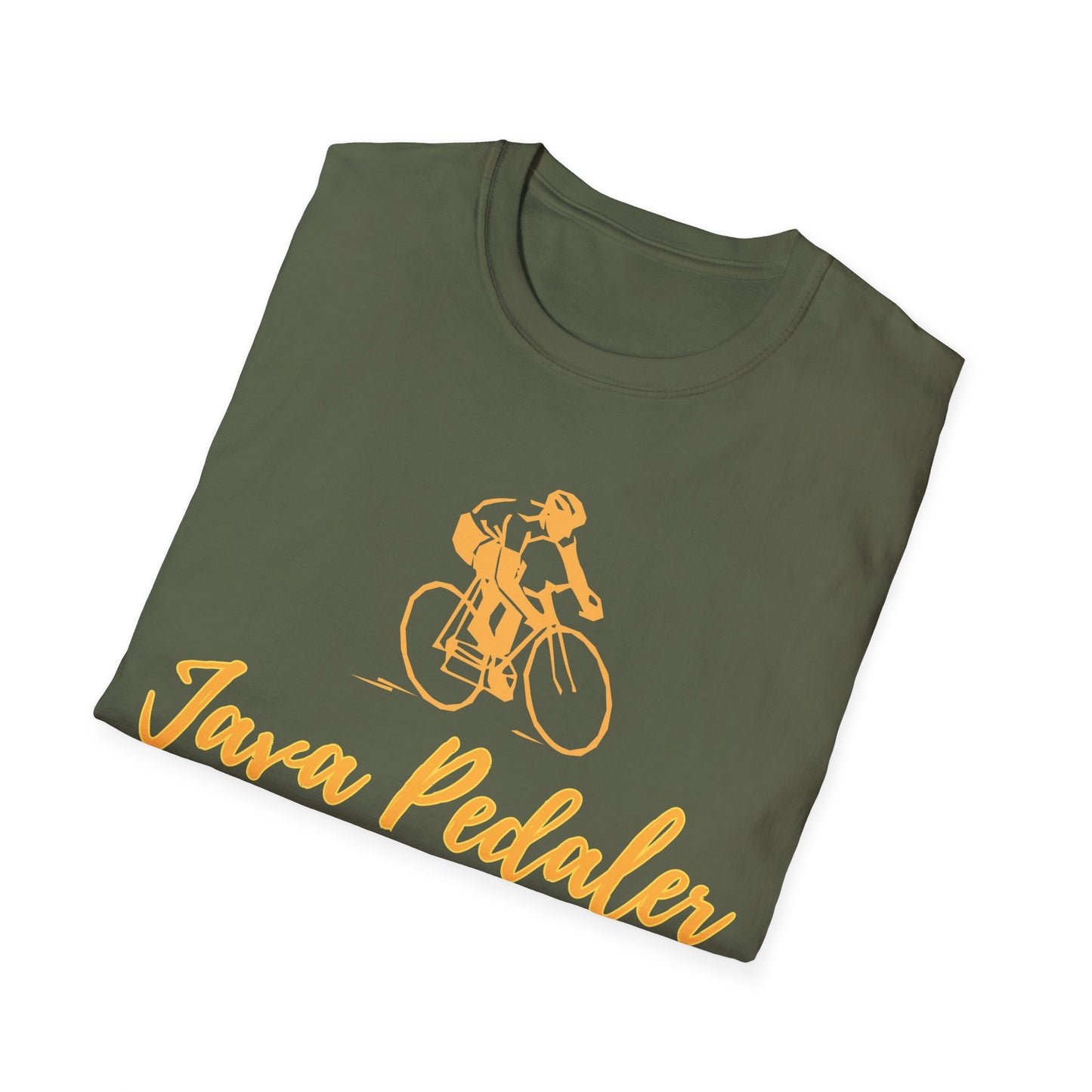 Java Pedaler - Front & Side Prints - Softstyle T-Shirt