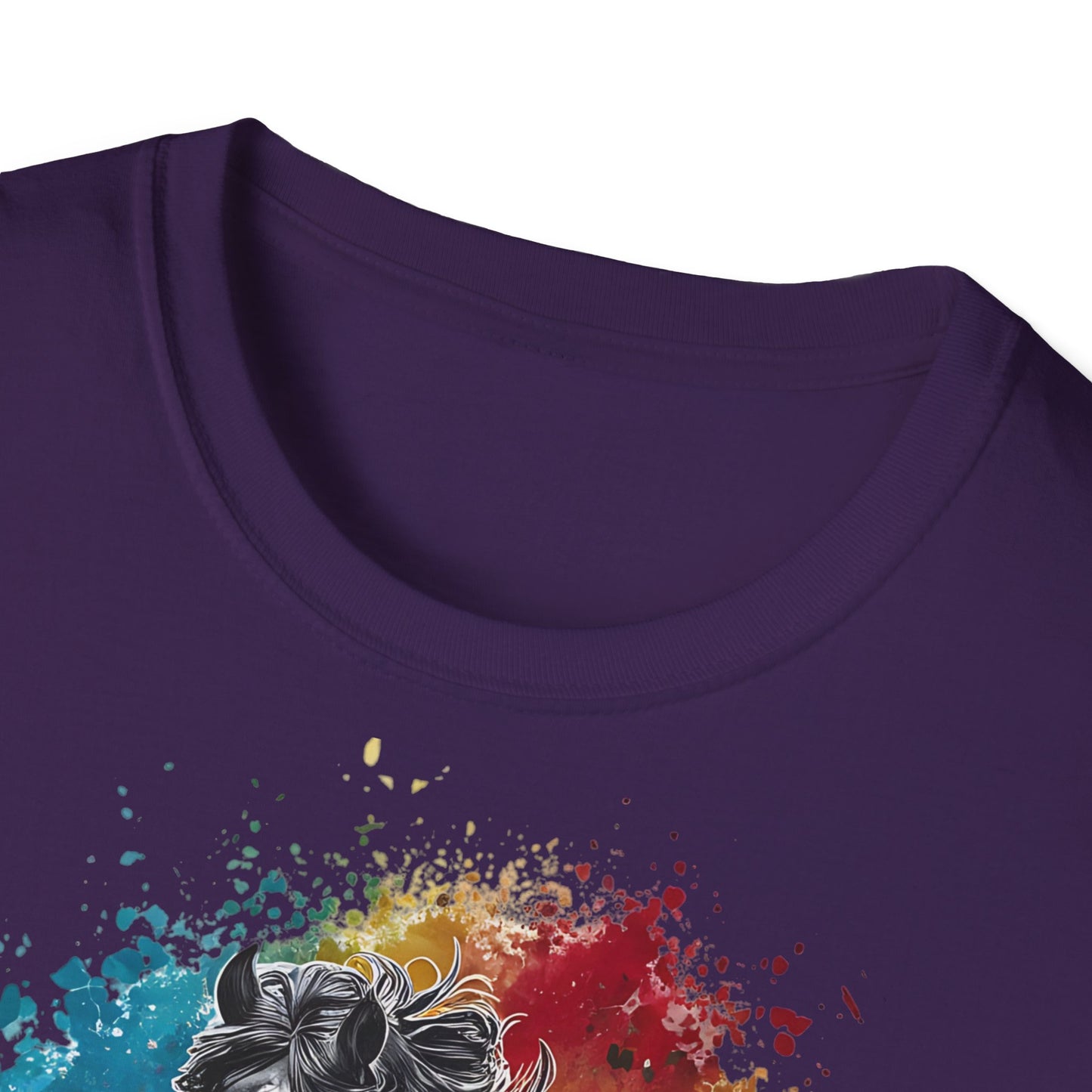 Horse Colours Spot - One Sided Print - Softstyle T-Shirt