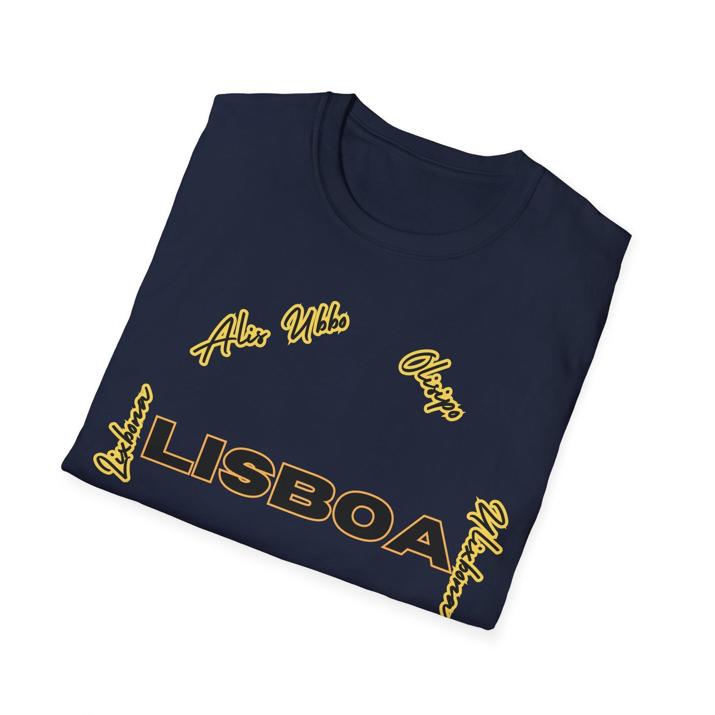 Lisbon Names - Front & Side Prints - Softstyle T-Shirt
