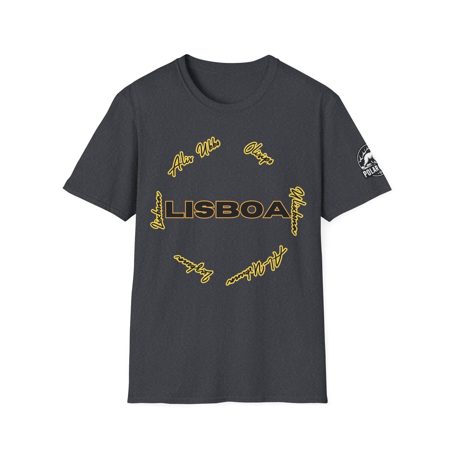 Lisbon Names - Front & Side Prints - Softstyle T-Shirt
