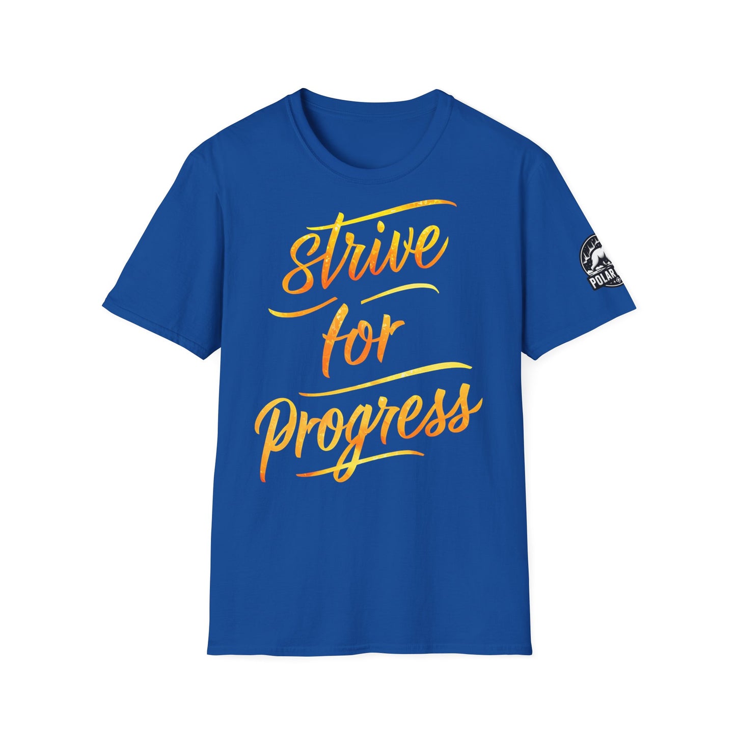 Strive for Progress - Front & Side Prints - Softstyle T-Shirt