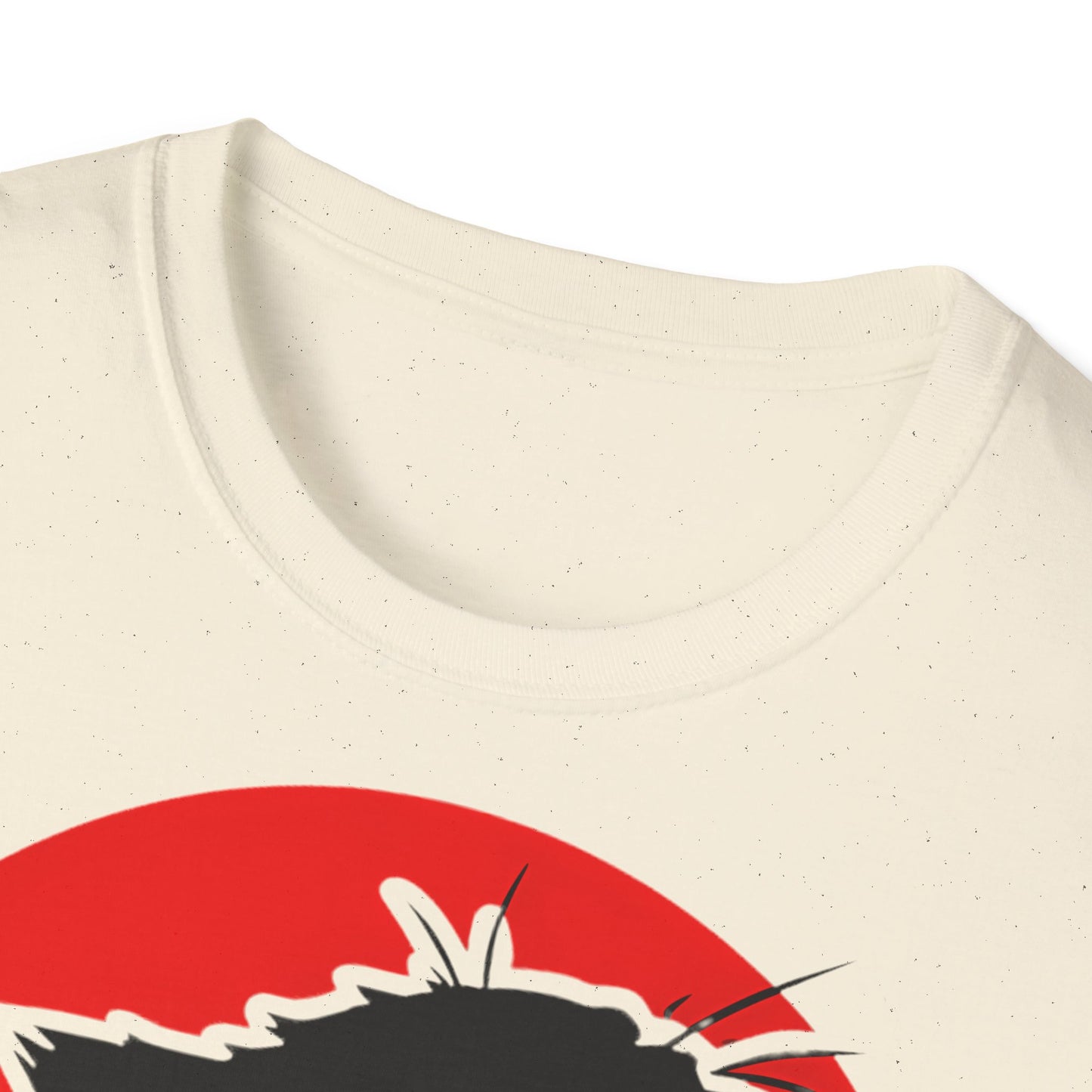Cat Japanese - One Sided Print - Softstyle T-Shirt