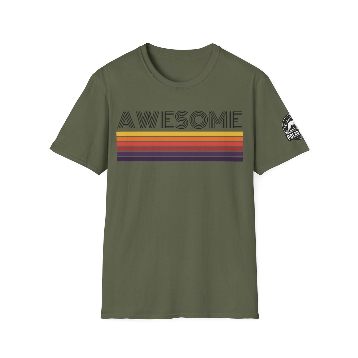 Awesome - Front & Side Prints - Softstyle T-Shirt