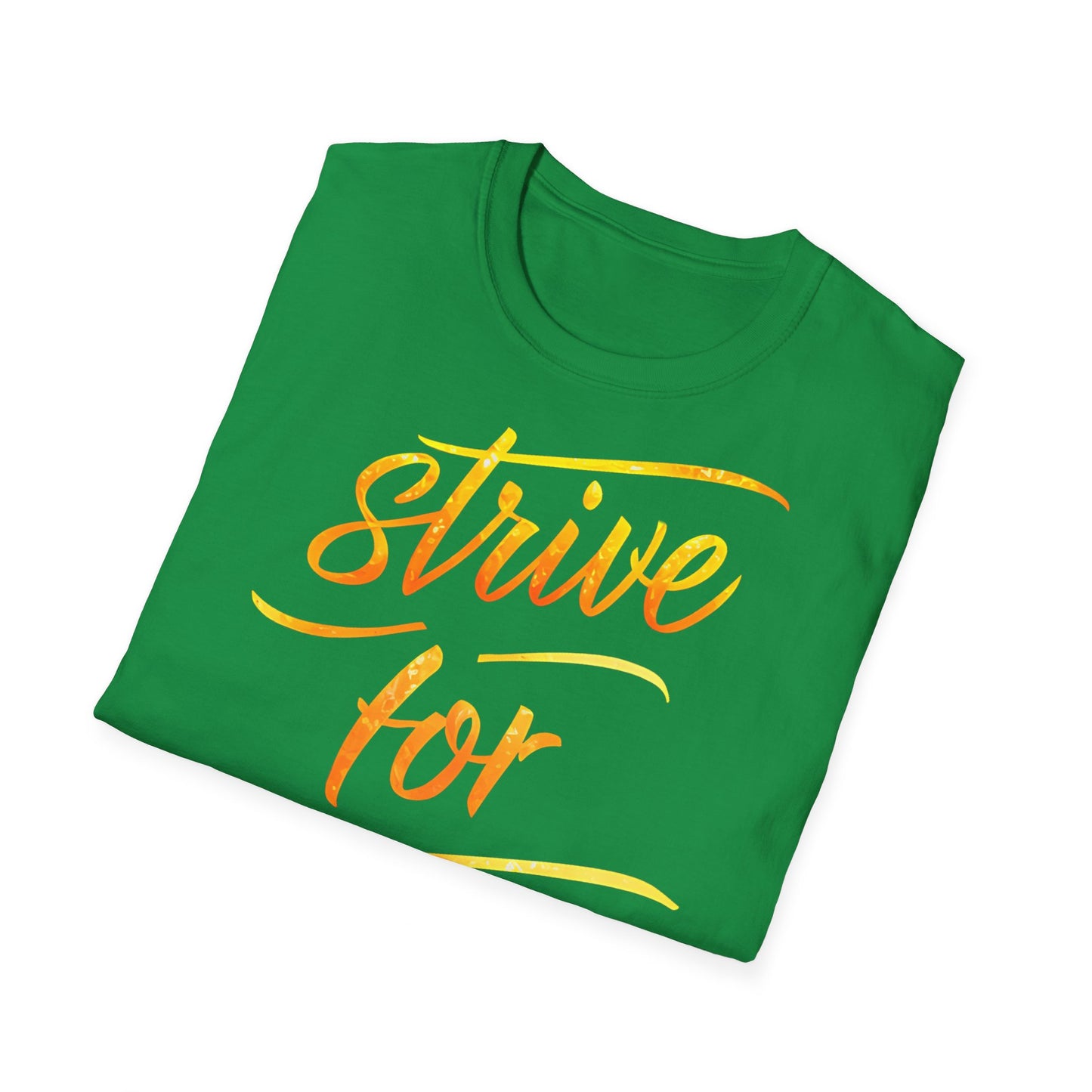 Strive for Progress - One Sided Print - Softstyle T-Shirt