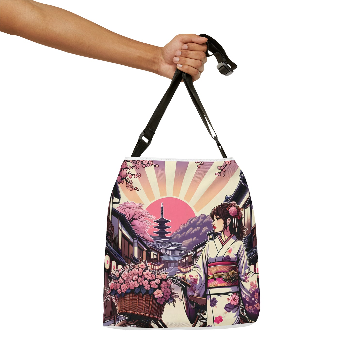 Kyoto Vintage Sunset 16x16 or 18x18