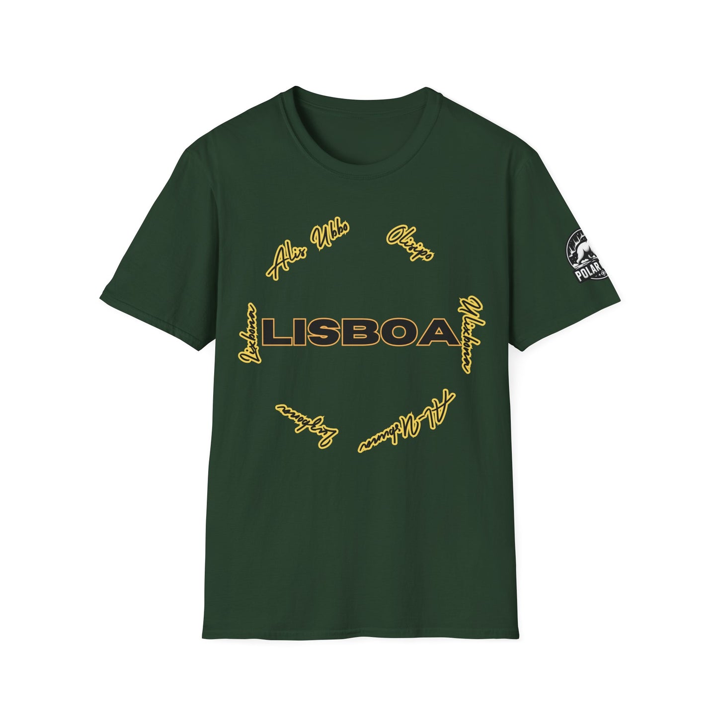 Lisbon Names - Front & Side Prints - Softstyle T-Shirt