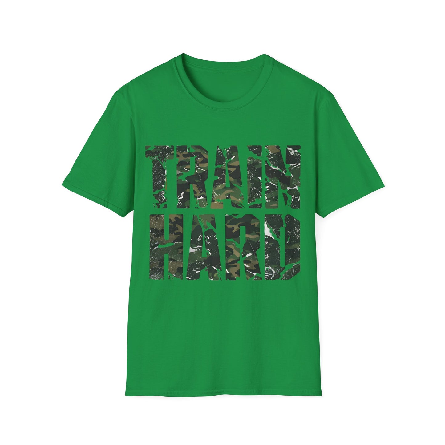 Train Hard - One Sided Print - Softstyle T-Shirt