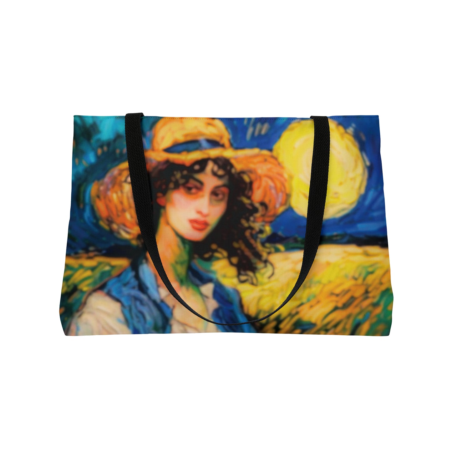 Lady In Straw Hat 24" x 13"