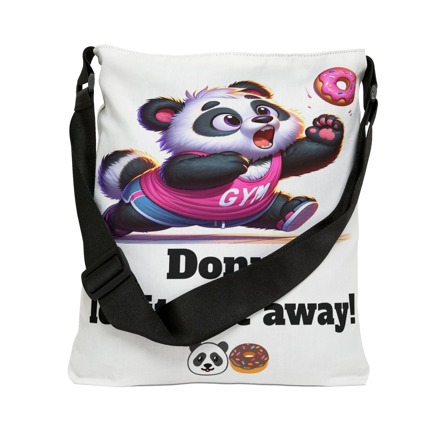 Donut let it get away! 🐼🍩 16x16 or 18x18