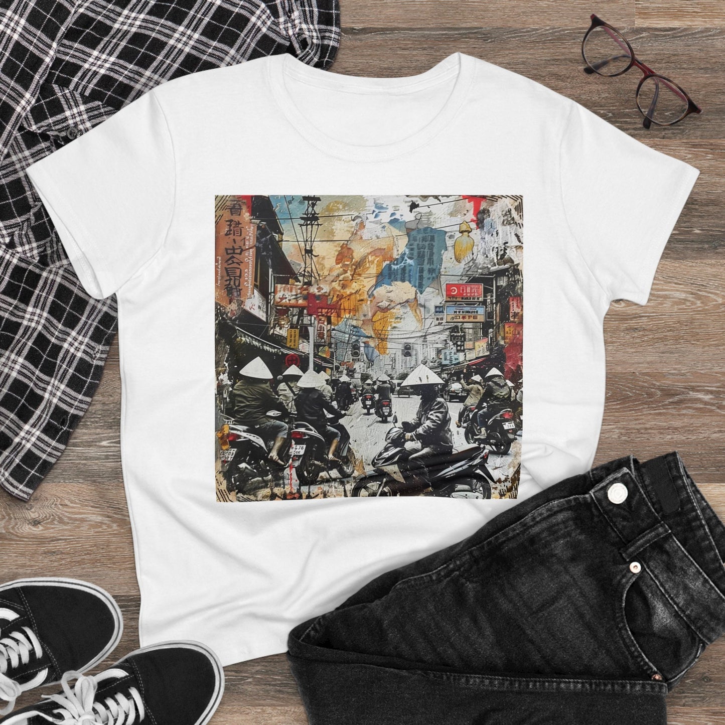 Vietnam Design Three - Colours - One Sided Print - Women's