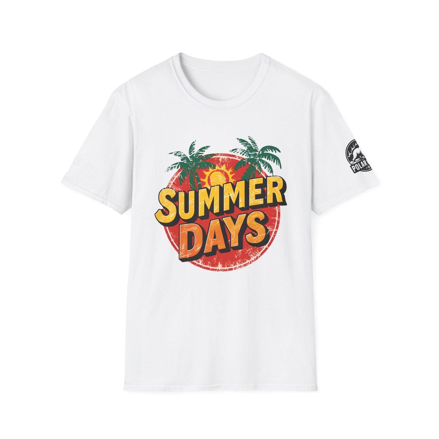 Summer Days - Front & Side Prints - Softstyle T-Shirt