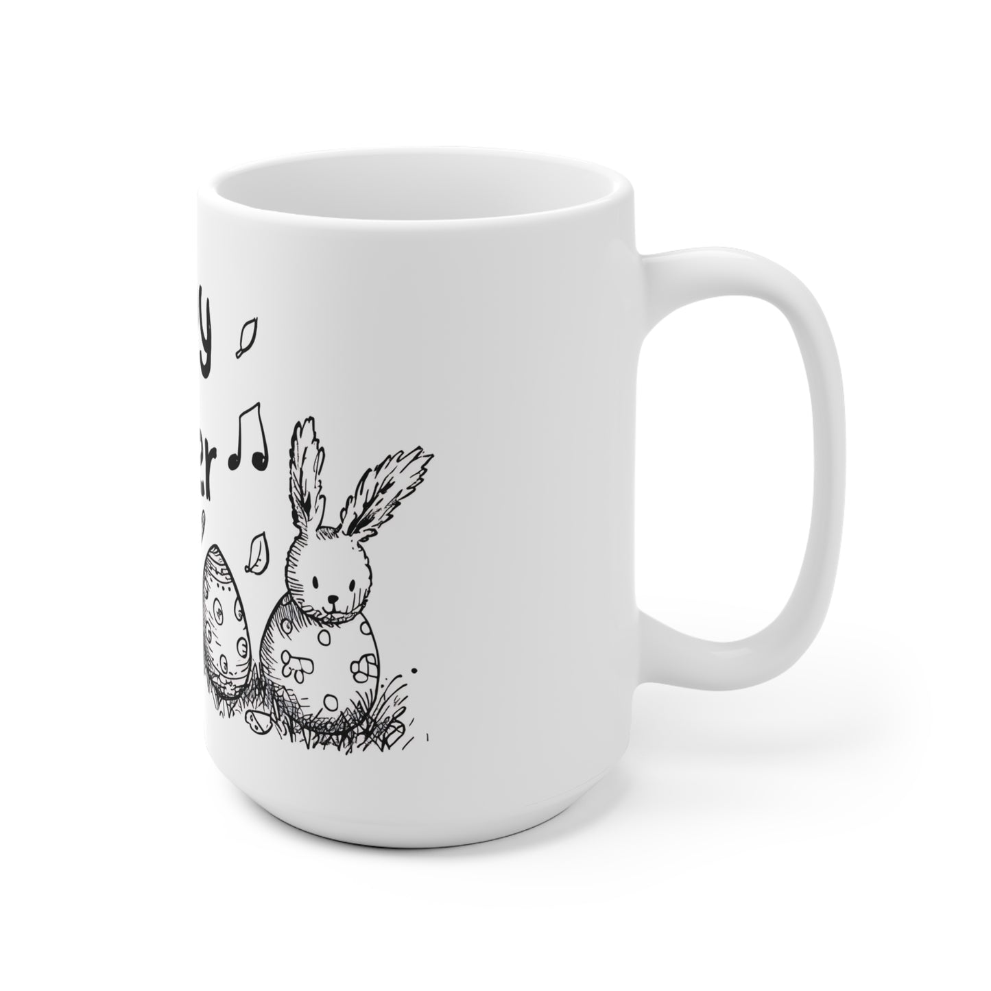 Happy Easter Eggs and Bunnies