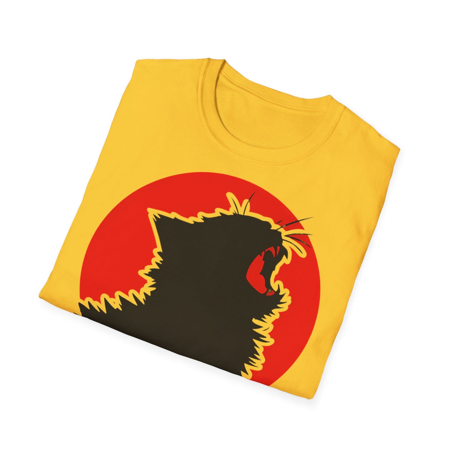 Cat Japanese - One Sided Print - Softstyle T-Shirt