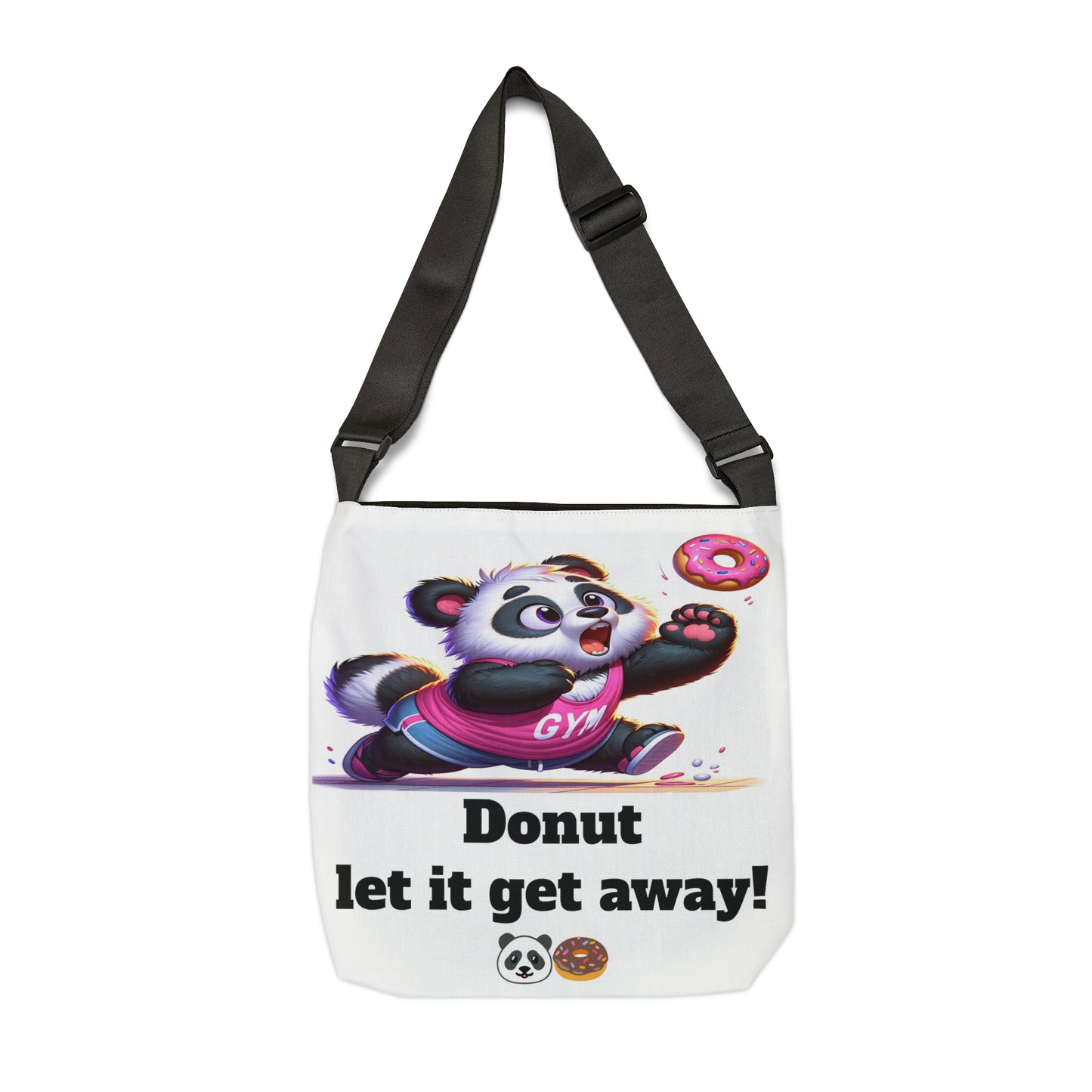 Donut let it get away! 🐼🍩 16x16 or 18x18