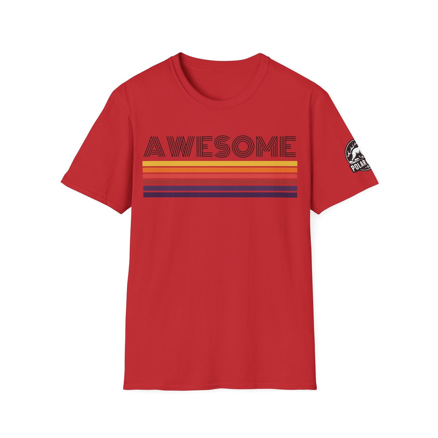 Awesome - Front & Side Prints - Softstyle T-Shirt