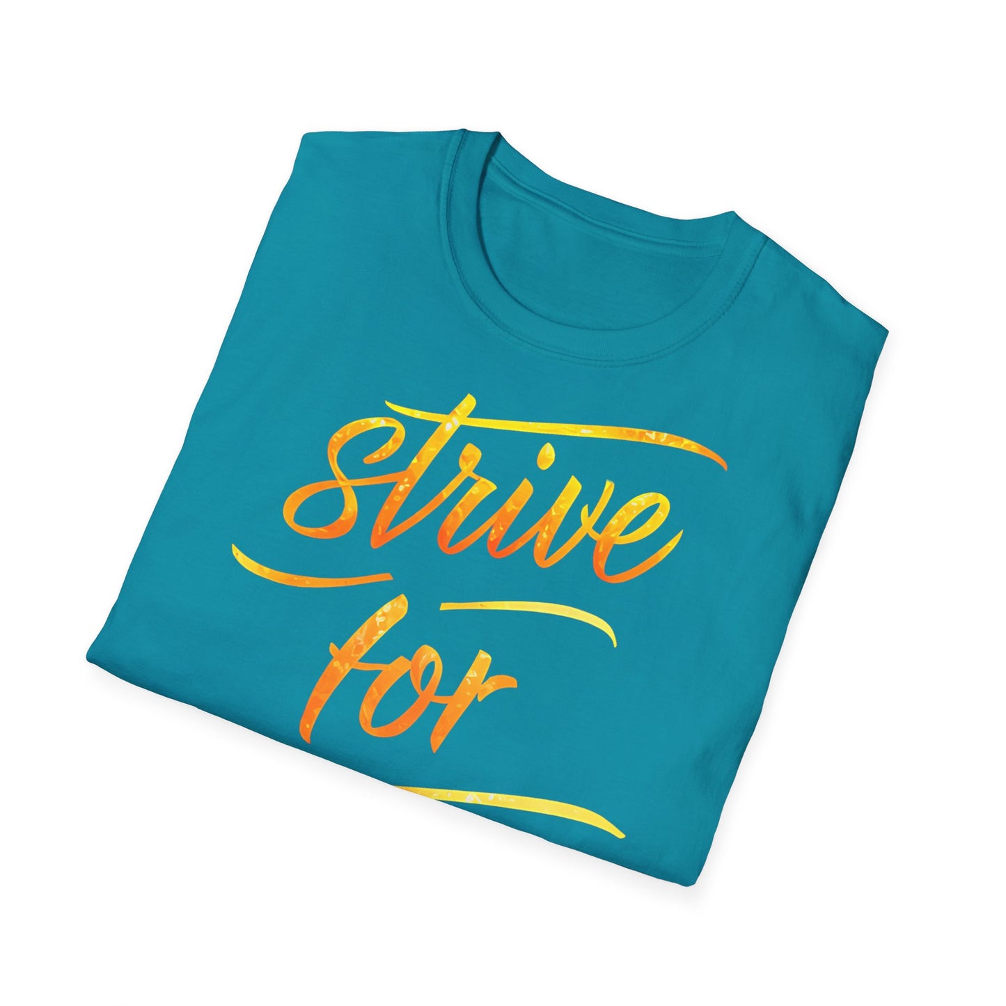Strive for Progress - One Sided Print - Softstyle T-Shirt