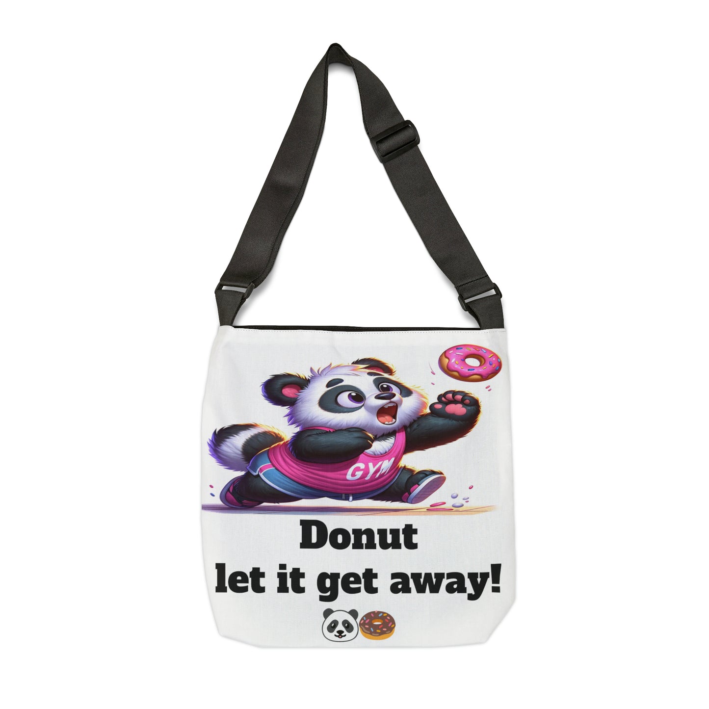 Donut let it get away! 🐼🍩 16x16 or 18x18