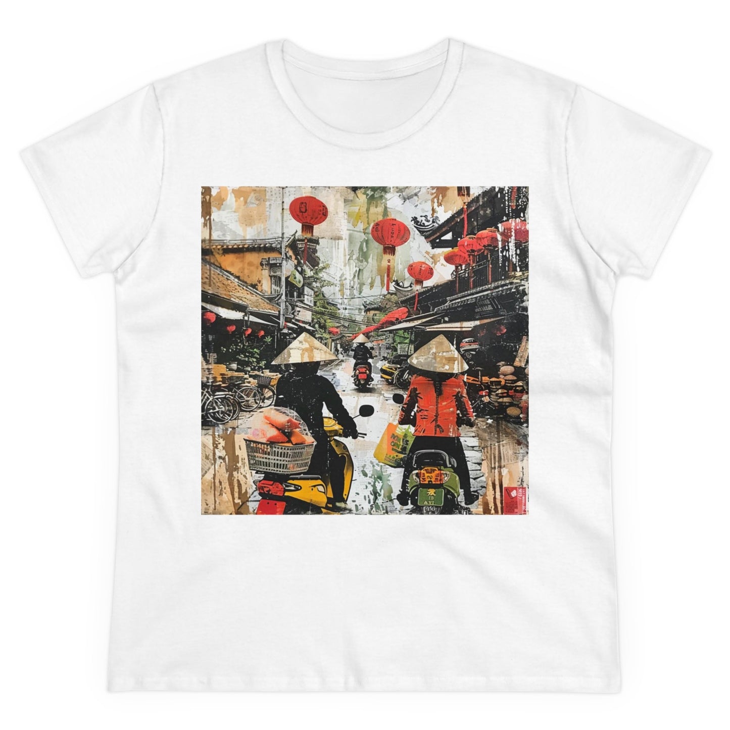 Vietnam Design Four - Colours - One Sided Print - Women's