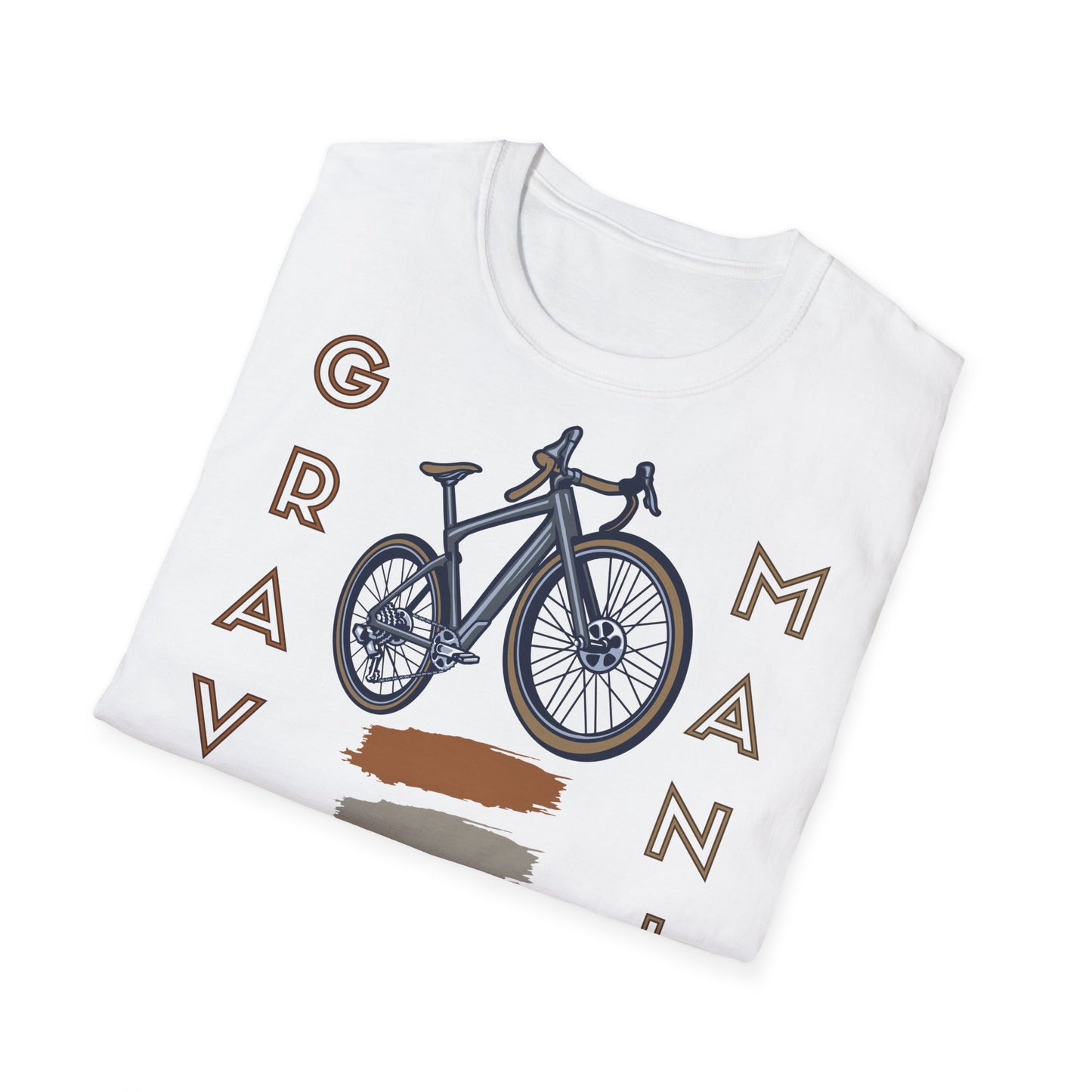 Gravel Mania - Front & Side Prints - Softstyle T-Shirt
