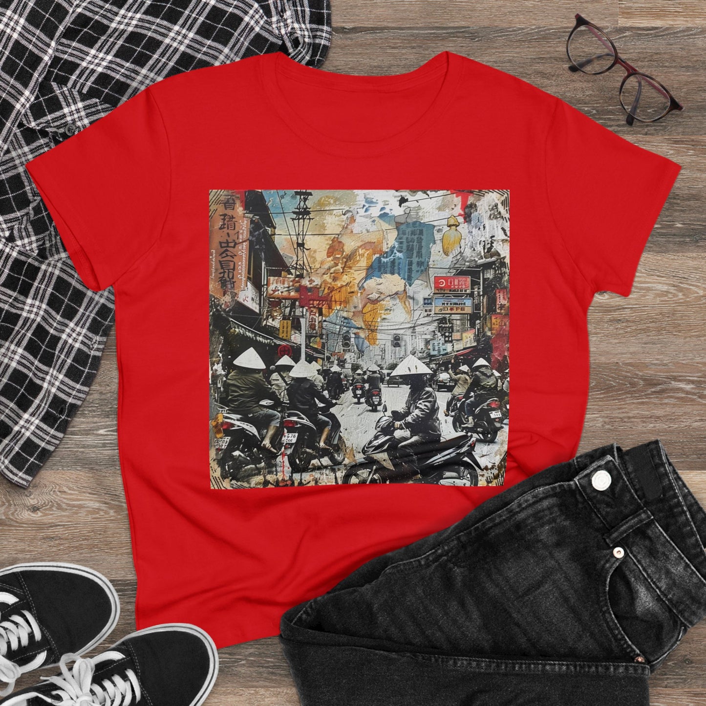 Vietnam Design Three - Colours - One Sided Print - Women's