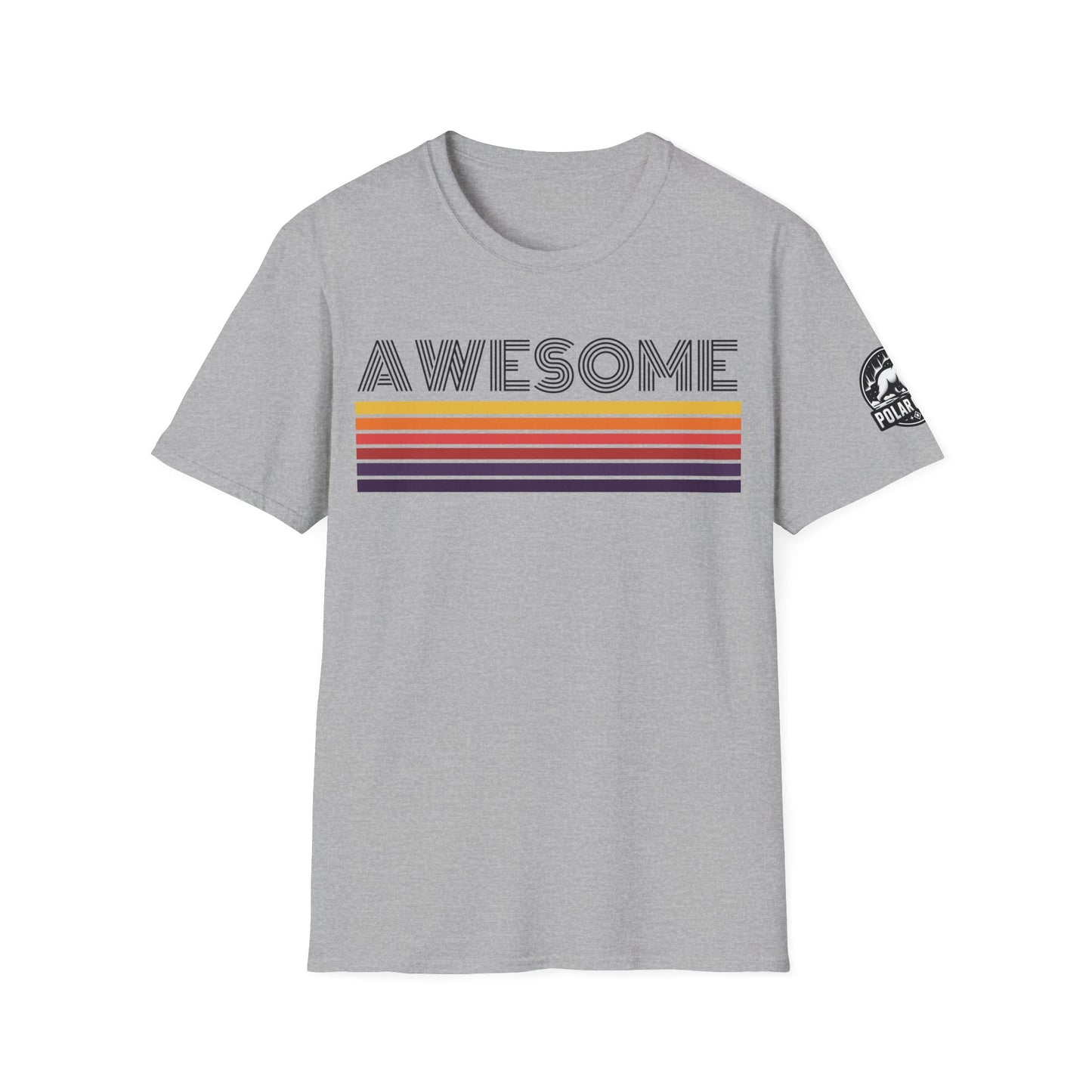 Awesome - Front & Side Prints - Softstyle T-Shirt