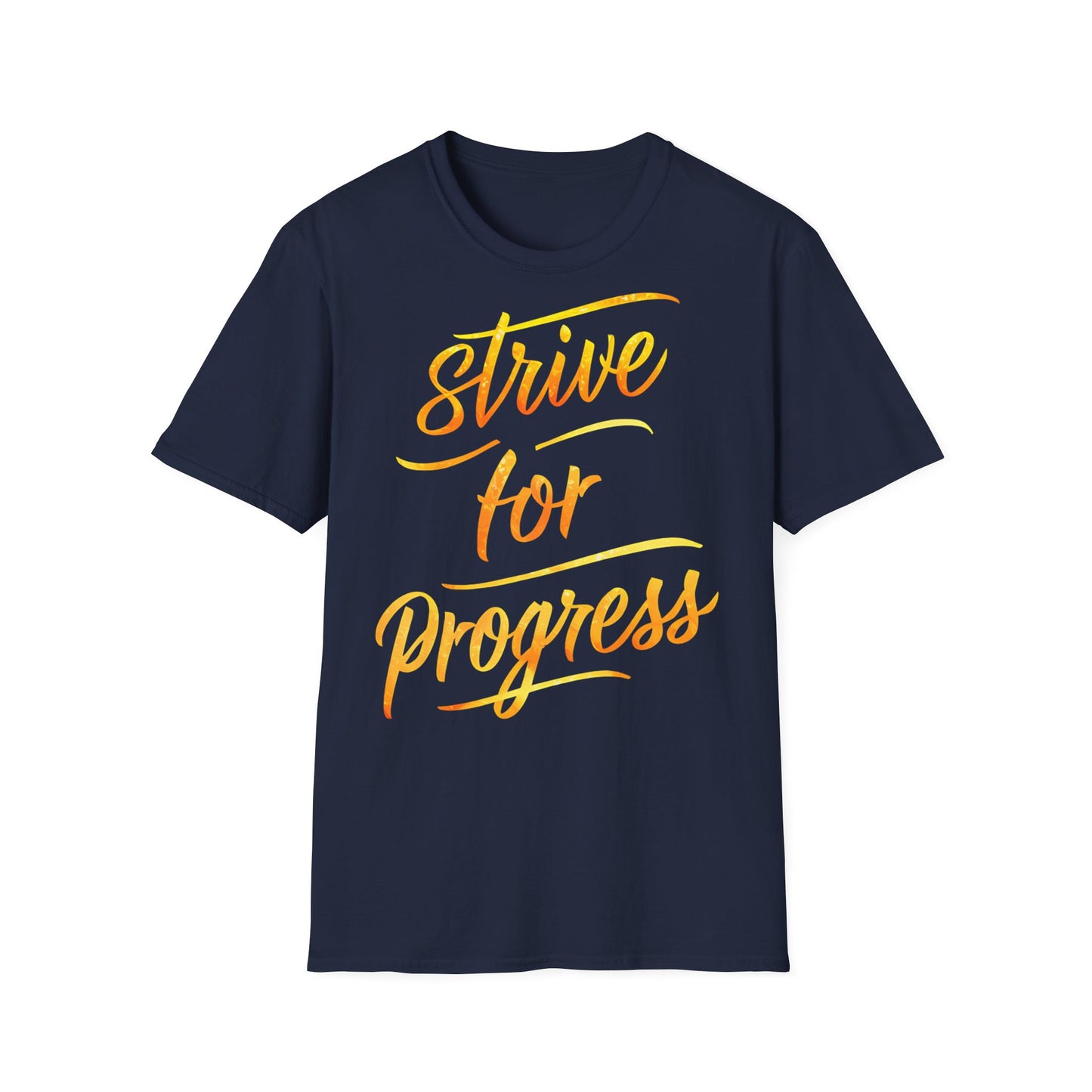 Strive for Progress - One Sided Print - Softstyle T-Shirt