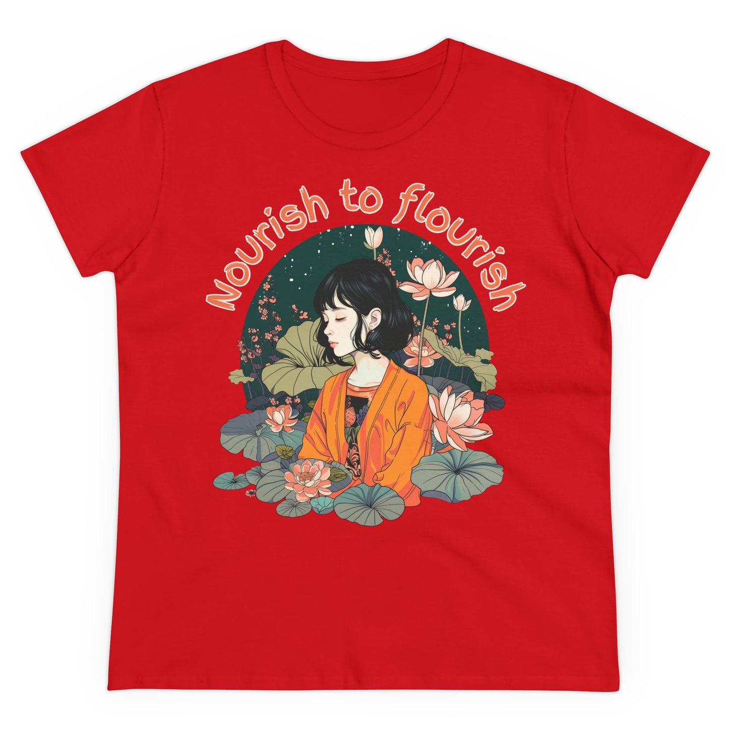 Nourish to Flourish - Colours - One Sided Print - Women's