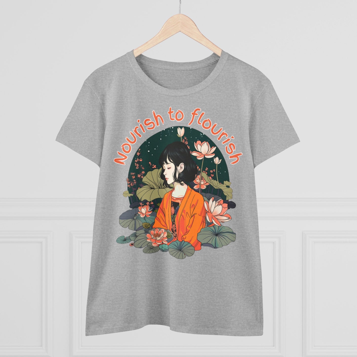 Nourish to Flourish - Colours - One Sided Print - Women's