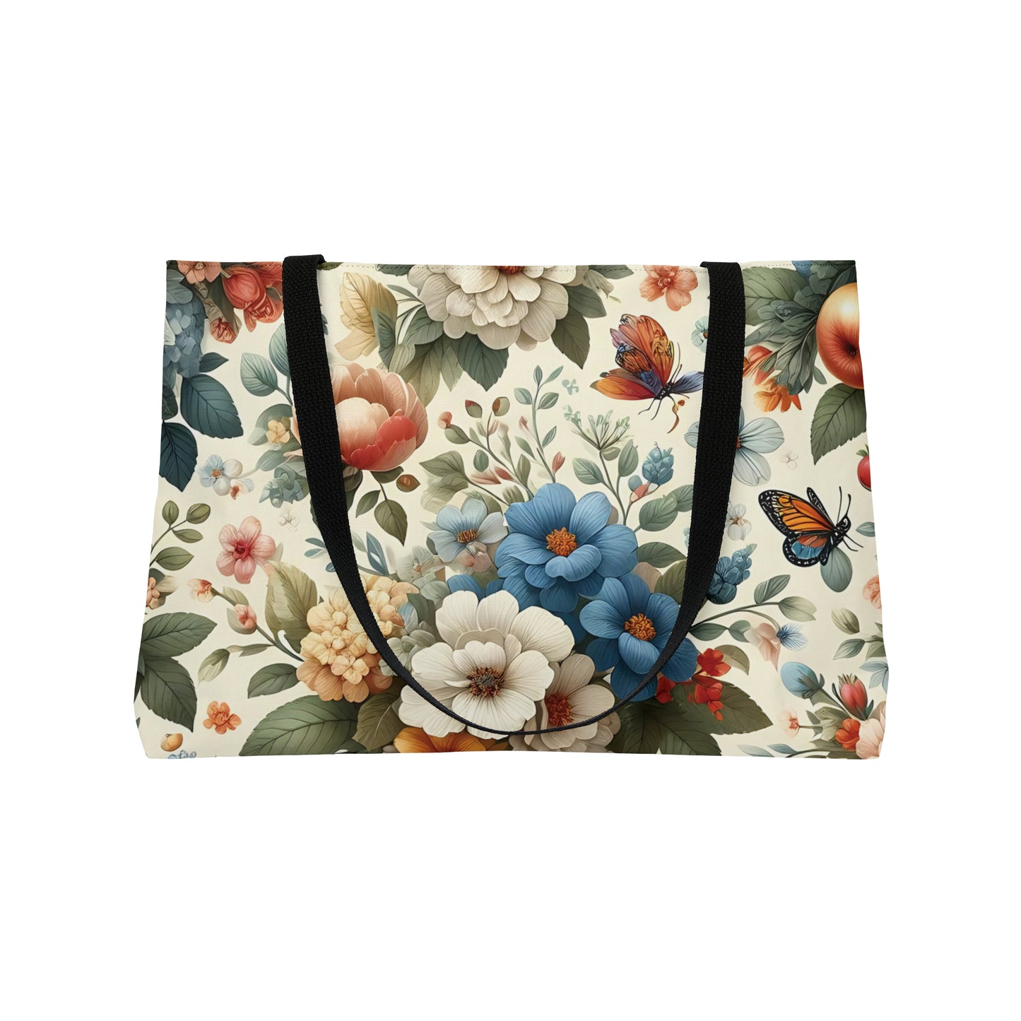 Orange Rose Blue White Yellow Pattern 24" x 13"
