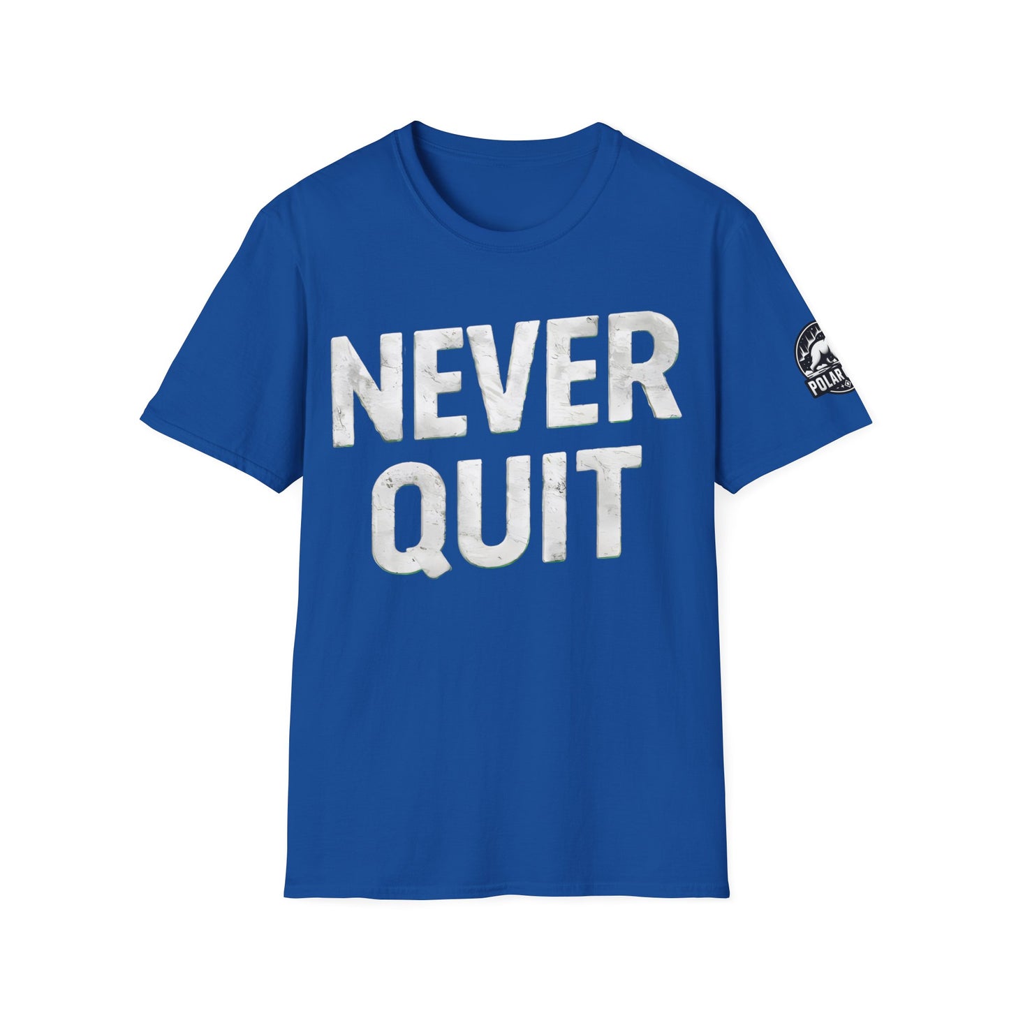 Never Quit - Front & Side Prints - Softstyle T-Shirt