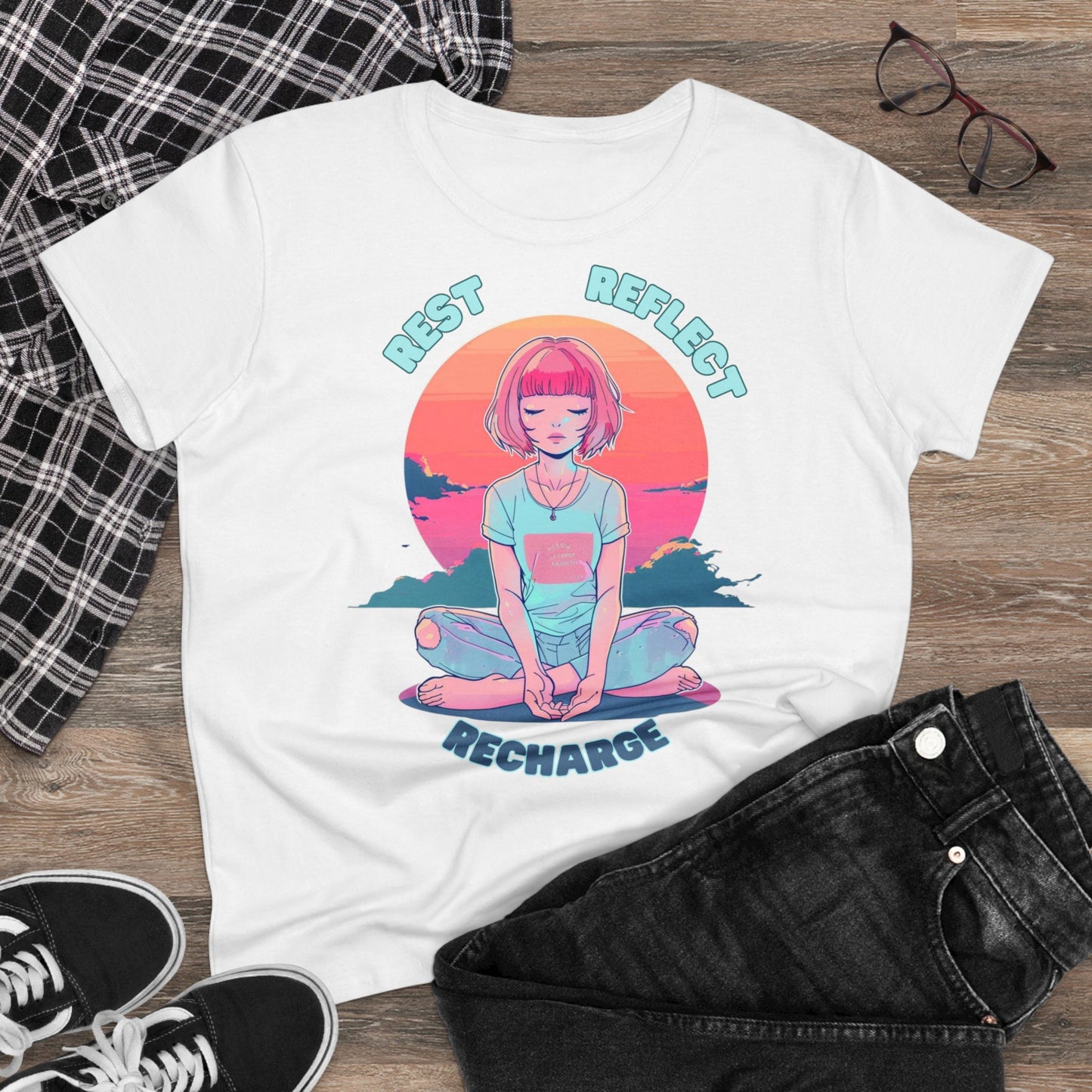 Rest Reflect Recharge - One Sided - White - Women's