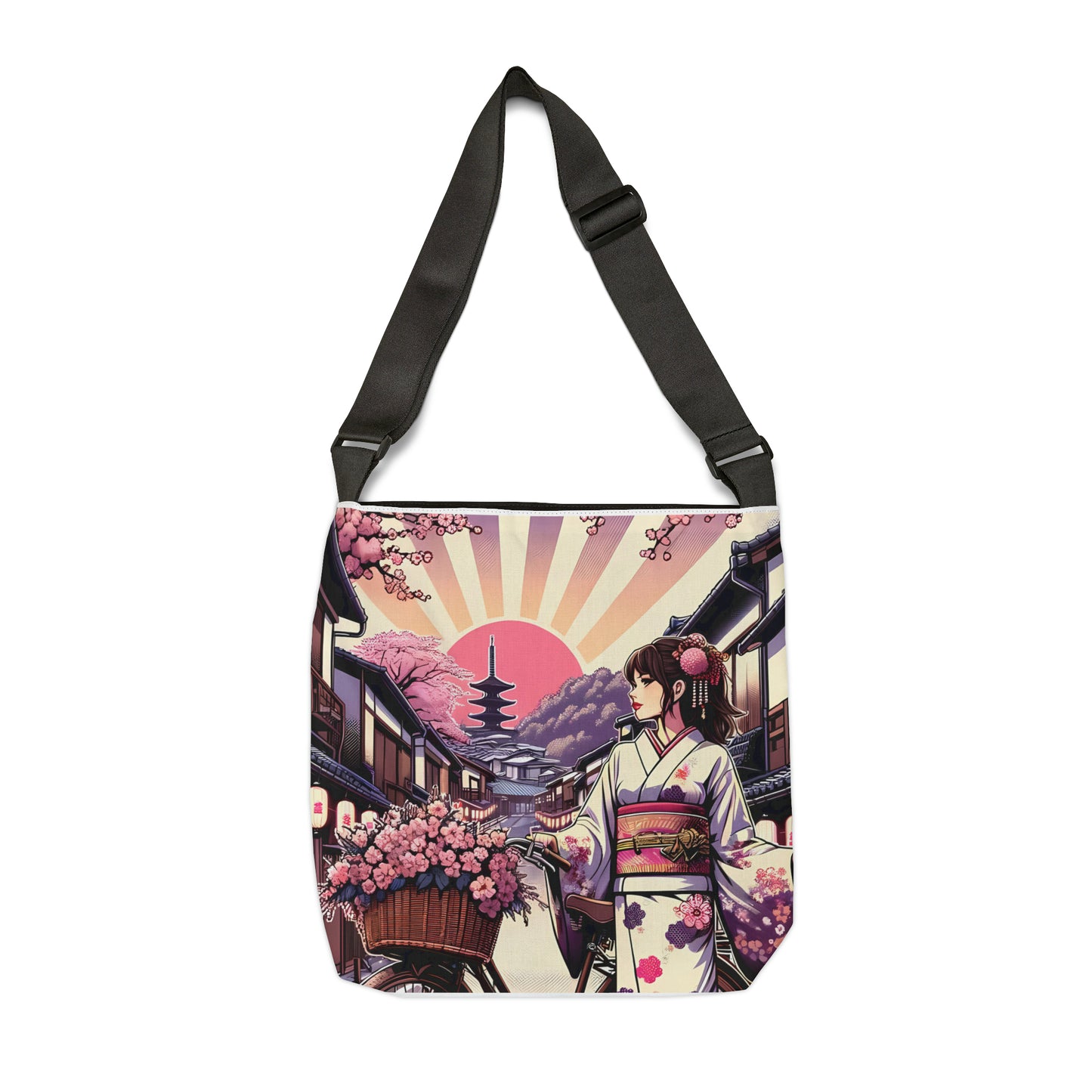 Kyoto Vintage Sunset 16x16 or 18x18