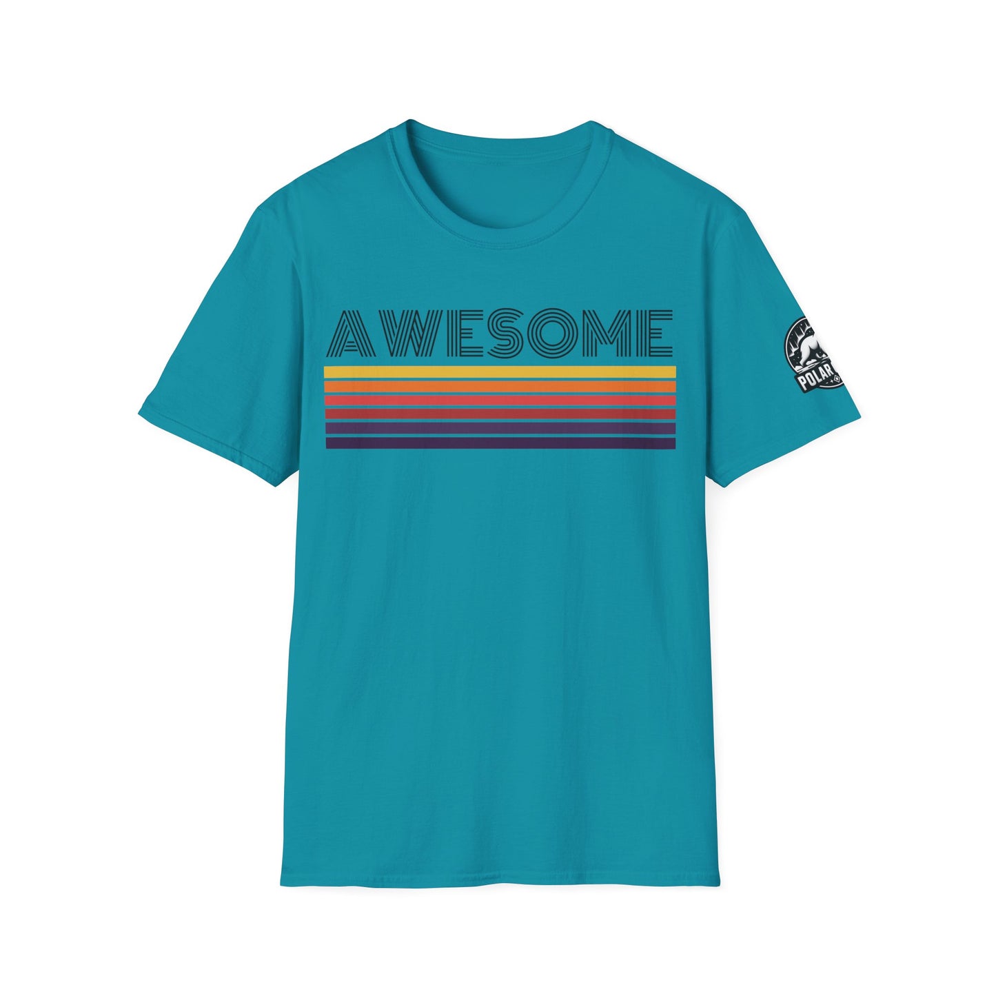 Awesome - Front & Side Prints - Softstyle T-Shirt