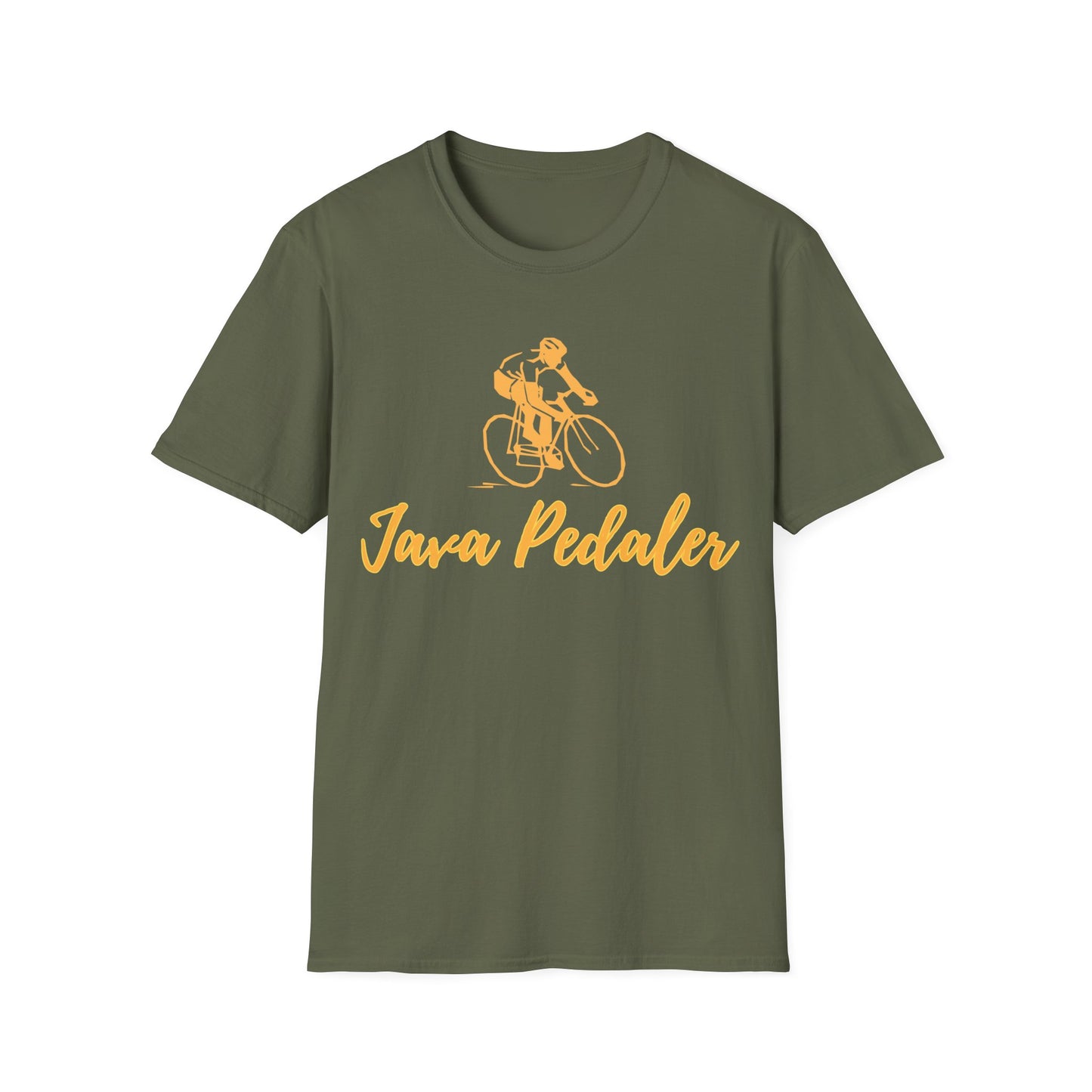Java Pedaler - One Sided Print - Softstyle T-Shirt