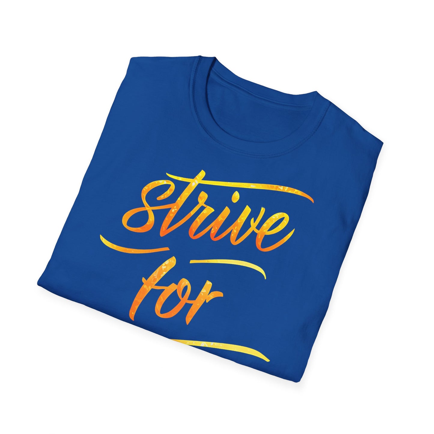 Strive for Progress - One Sided Print - Softstyle T-Shirt