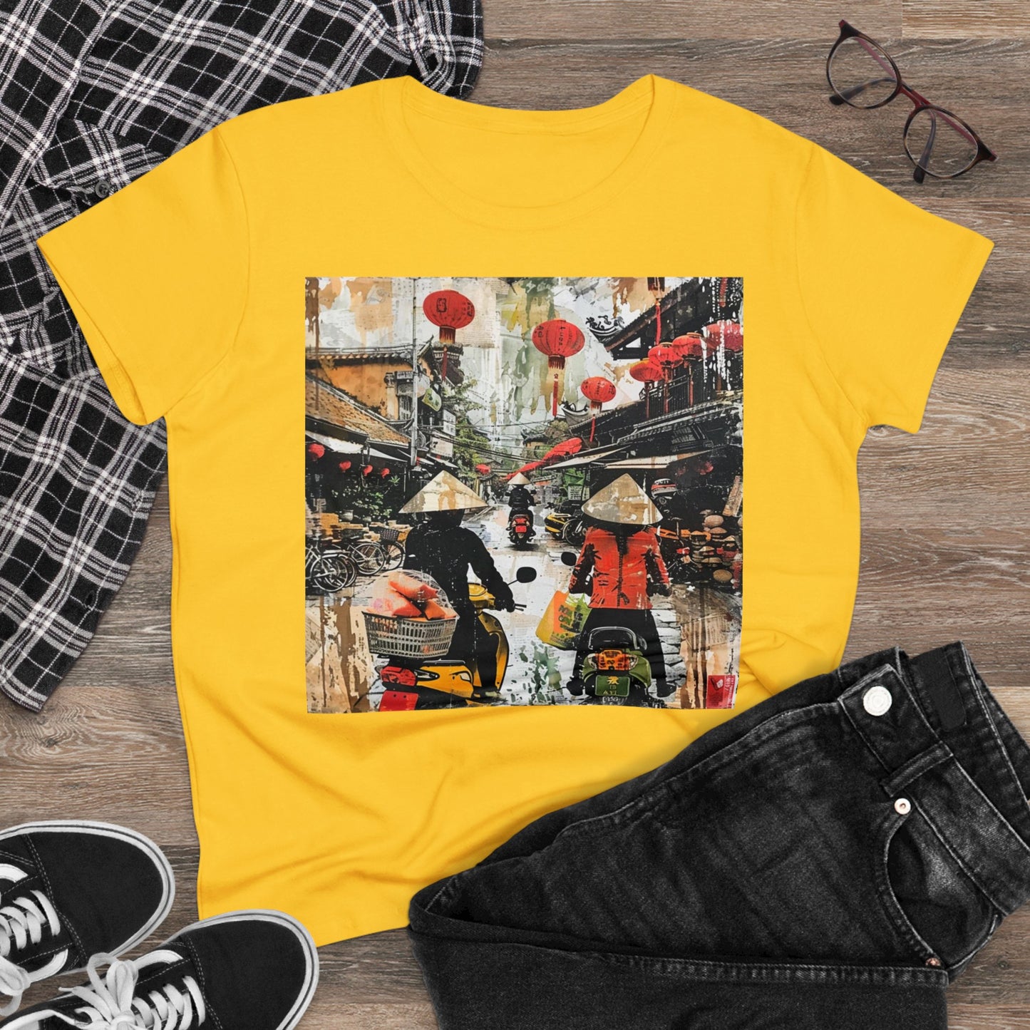 Vietnam Design Four - Colours - One Sided Print - Women's