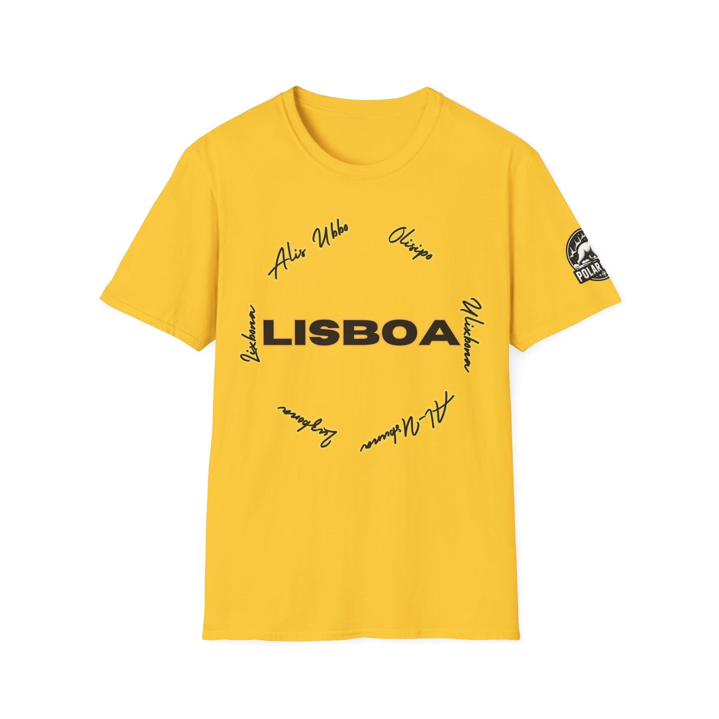 Lisbon Names - Front & Side Prints - Softstyle T-Shirt