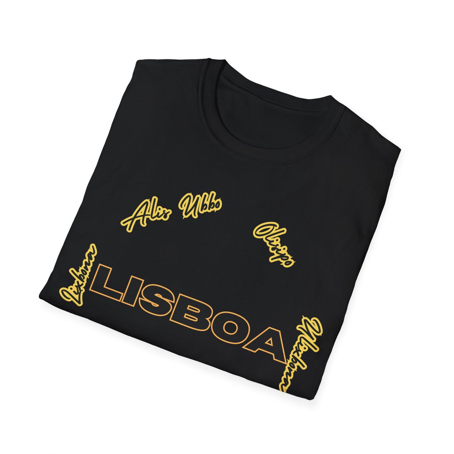 Lisbon Names - Front & Side Prints - Softstyle T-Shirt