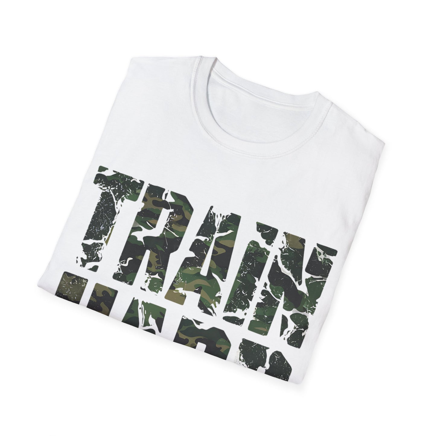 Train Hard - One Sided Print - Softstyle T-Shirt