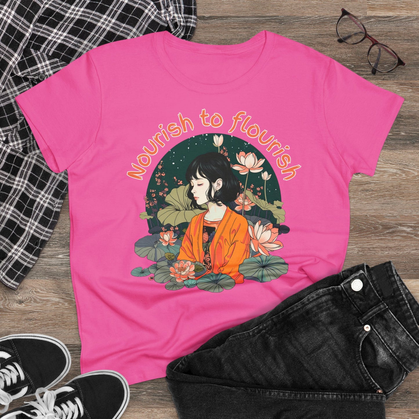 Nourish to Flourish - Colours - One Sided Print - Women's