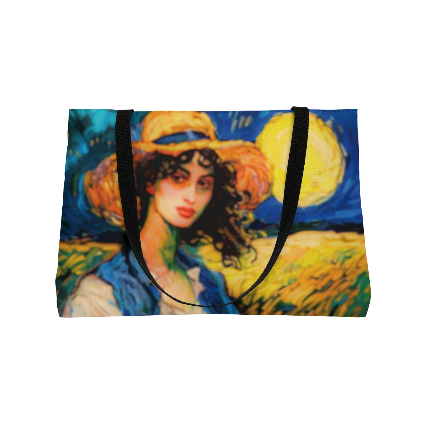 Lady In Straw Hat 24" x 13"