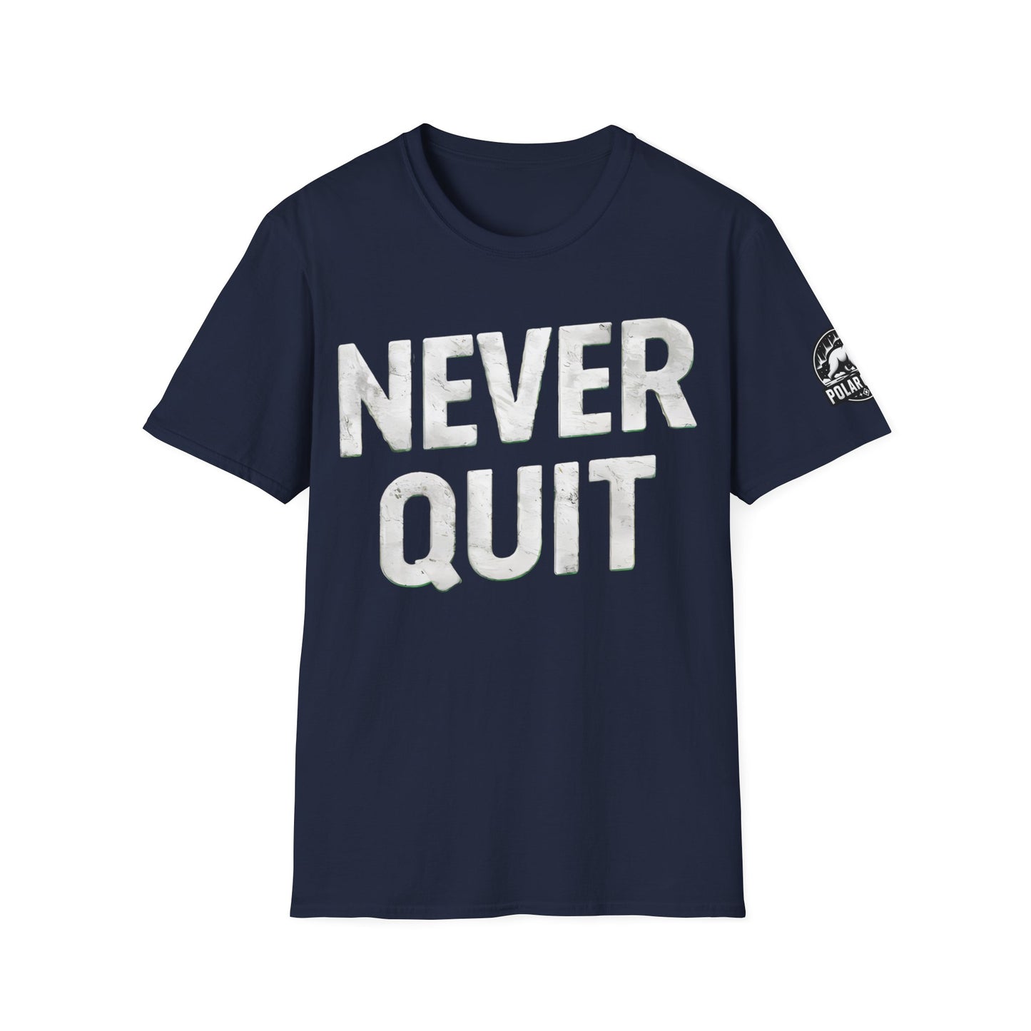 Never Quit - Front & Side Prints - Softstyle T-Shirt