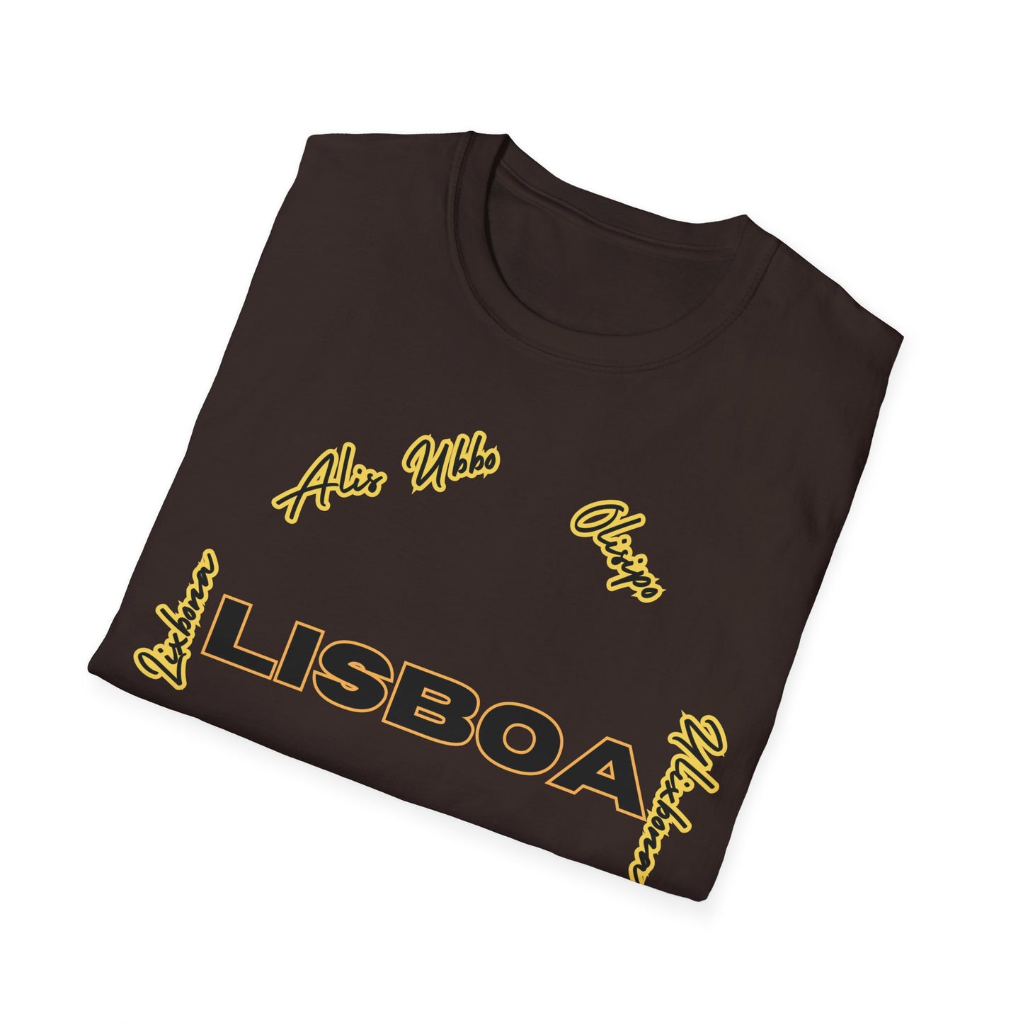 Lisbon Names - Front & Side Prints - Softstyle T-Shirt