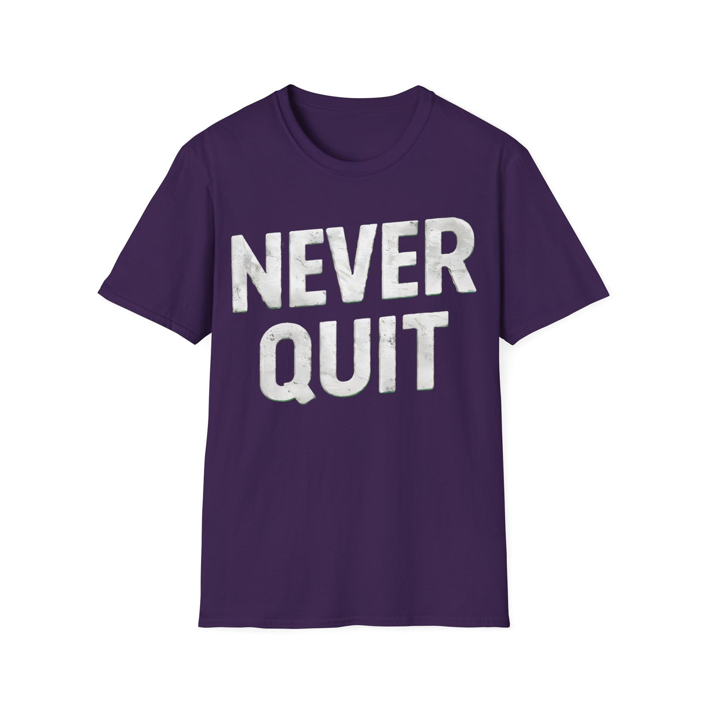 Never Quit - One Sided Print - Softstyle T-Shirt